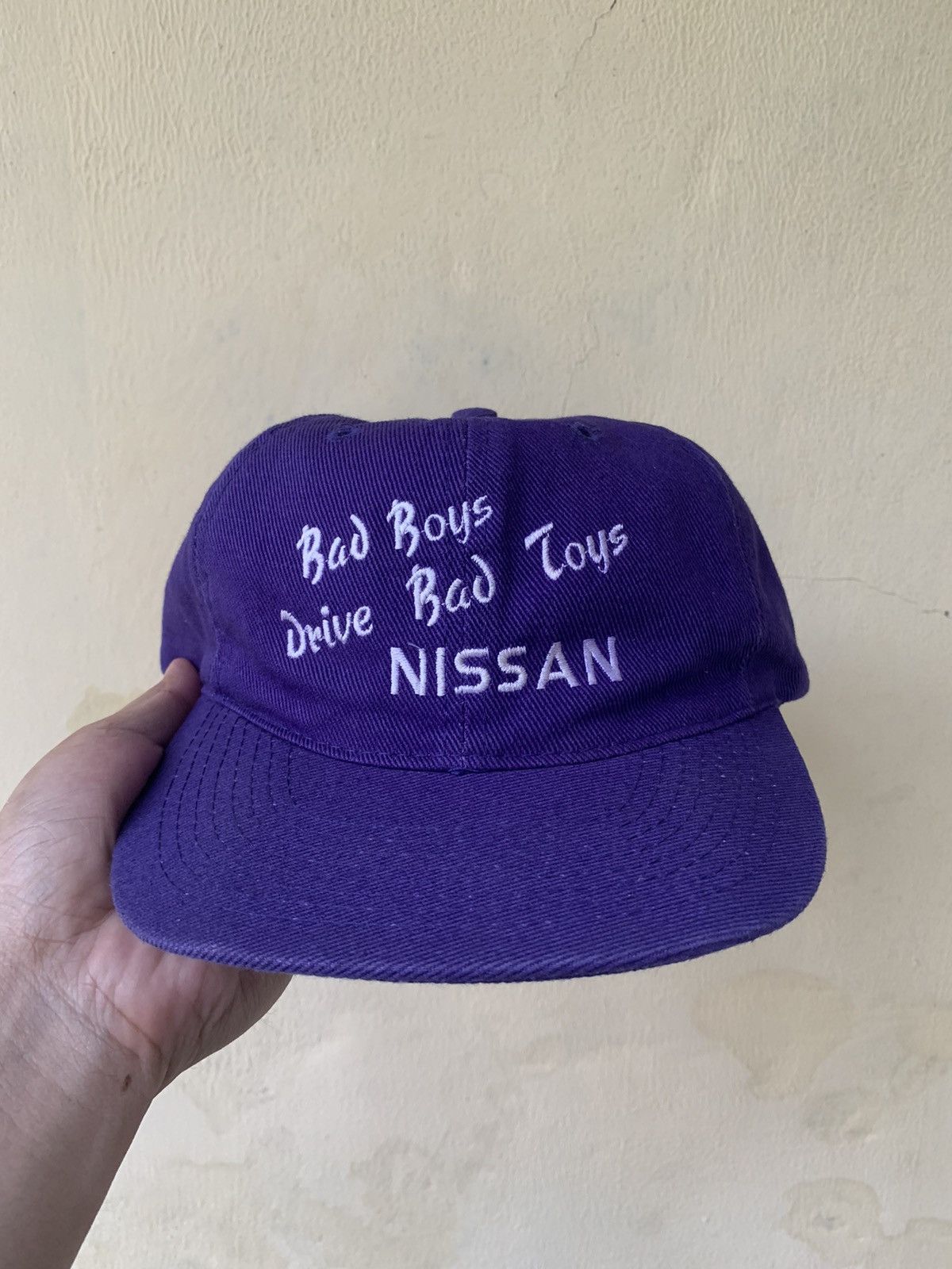 image of Sports Specialties x Vintage 90's Nisaan By Otto Dad Hat in Purple, Men's