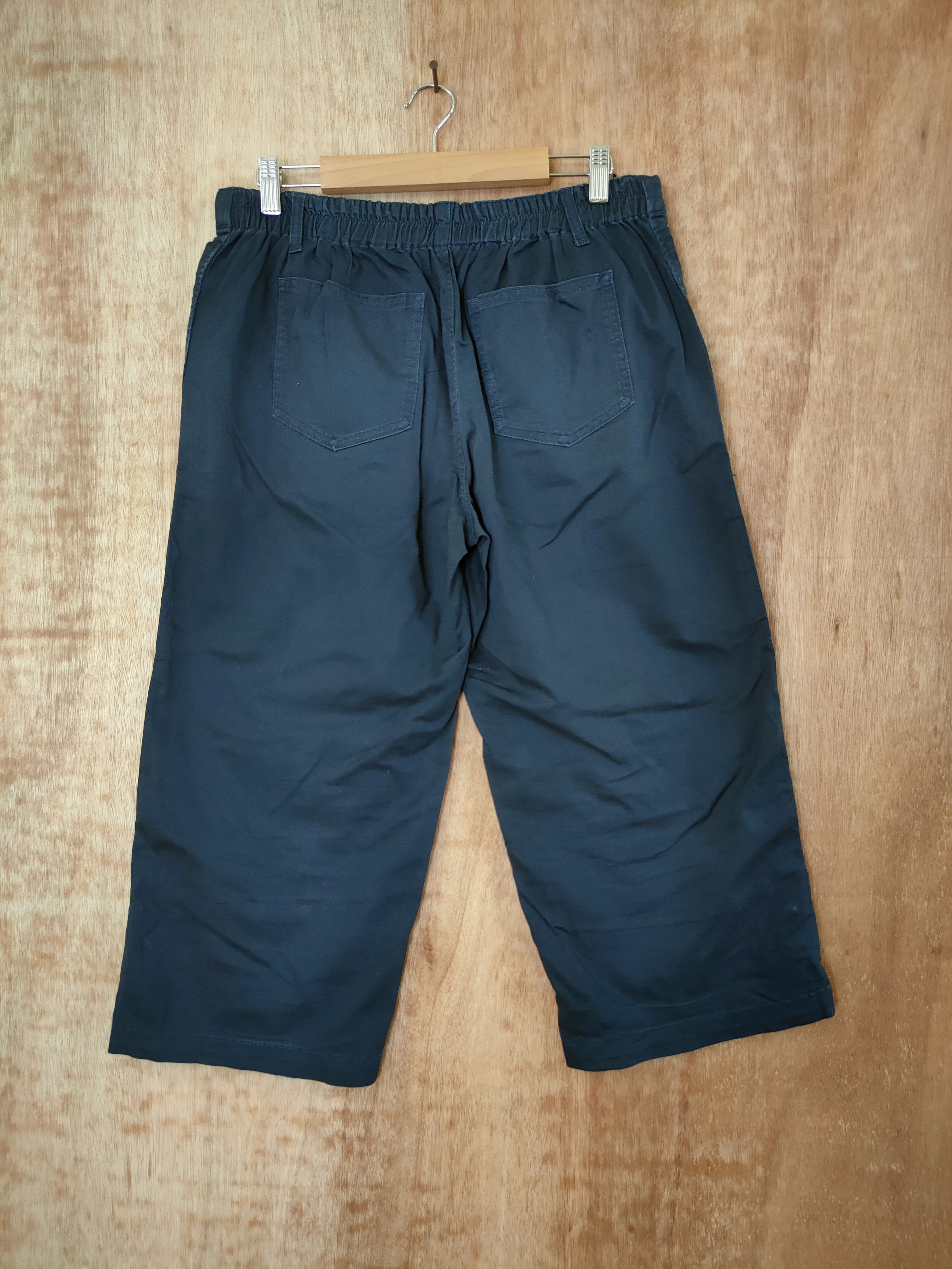 Japanese Brand DLL Self Service black cropped pants #46-315 Size US 30 / EU 46 - 7 Thumbnail