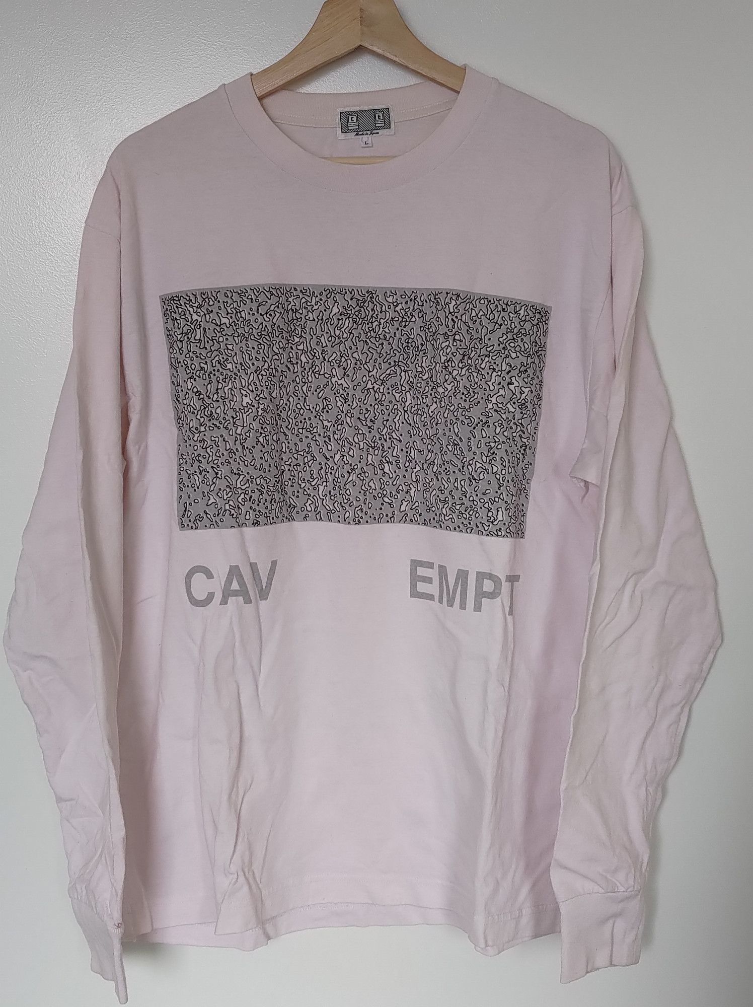 Cav Empt FW17 VCR Noise Longsleeve Tee (sz L, fits 38) Size US M / EU 48-50 / 2 - 1 Thumbnail