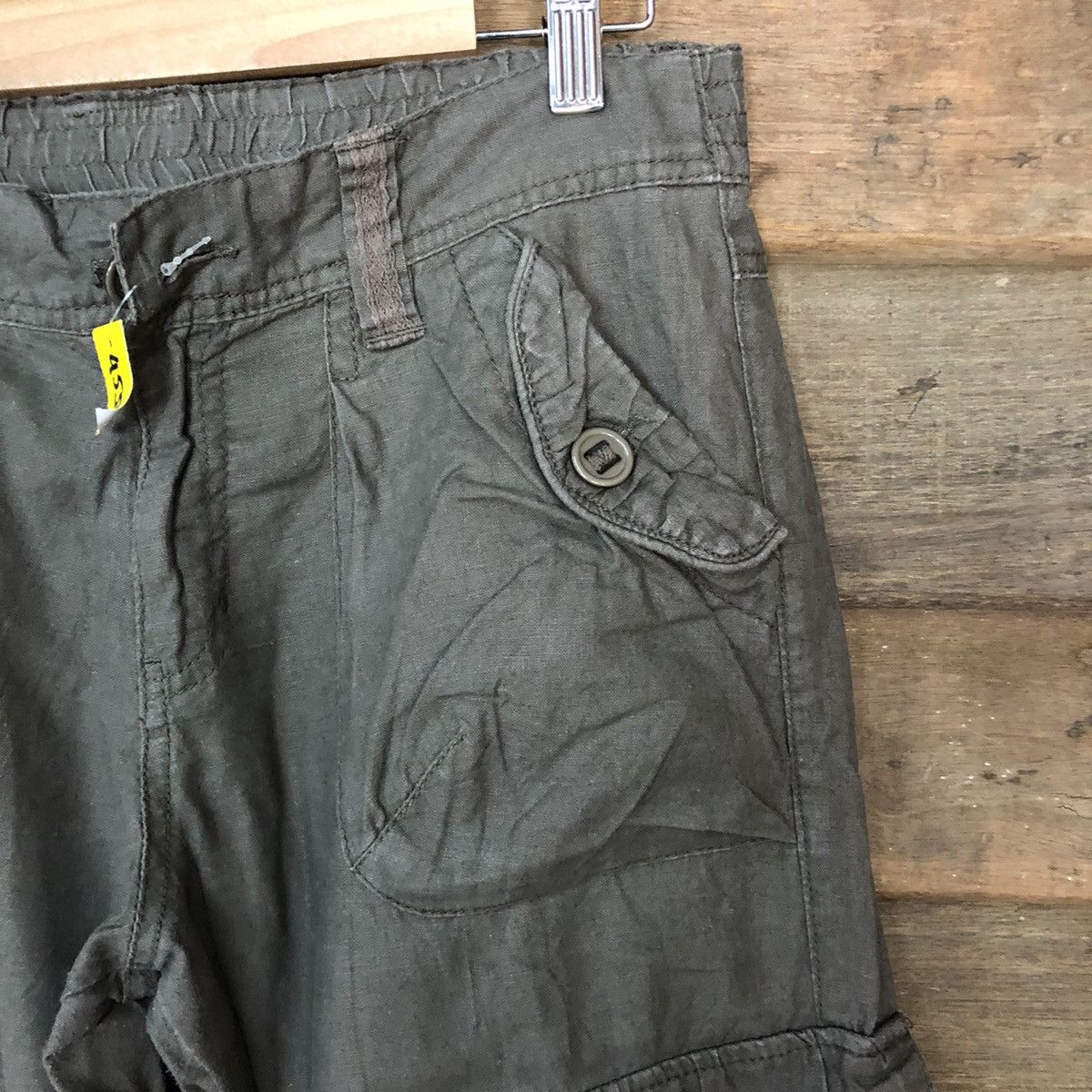Japanese Brand Japanese Brand Grey multipocket tactical Cropped Pants #4559 Size US 30 / EU 46 - 5 Thumbnail