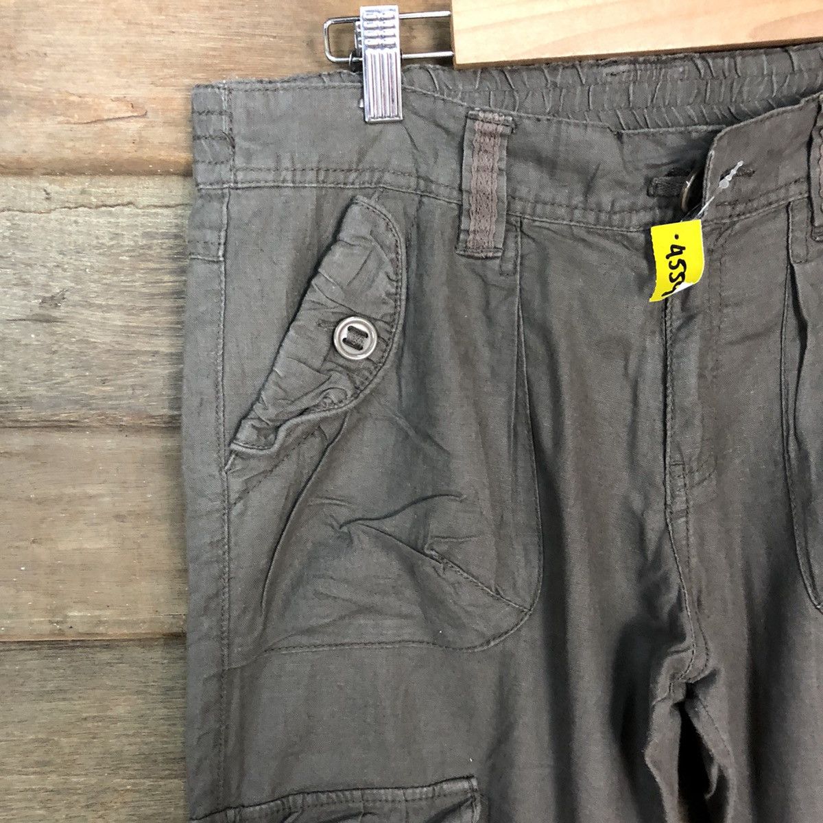 Japanese Brand Japanese Brand Grey multipocket tactical Cropped Pants #4559 Size US 30 / EU 46 - 4 Thumbnail