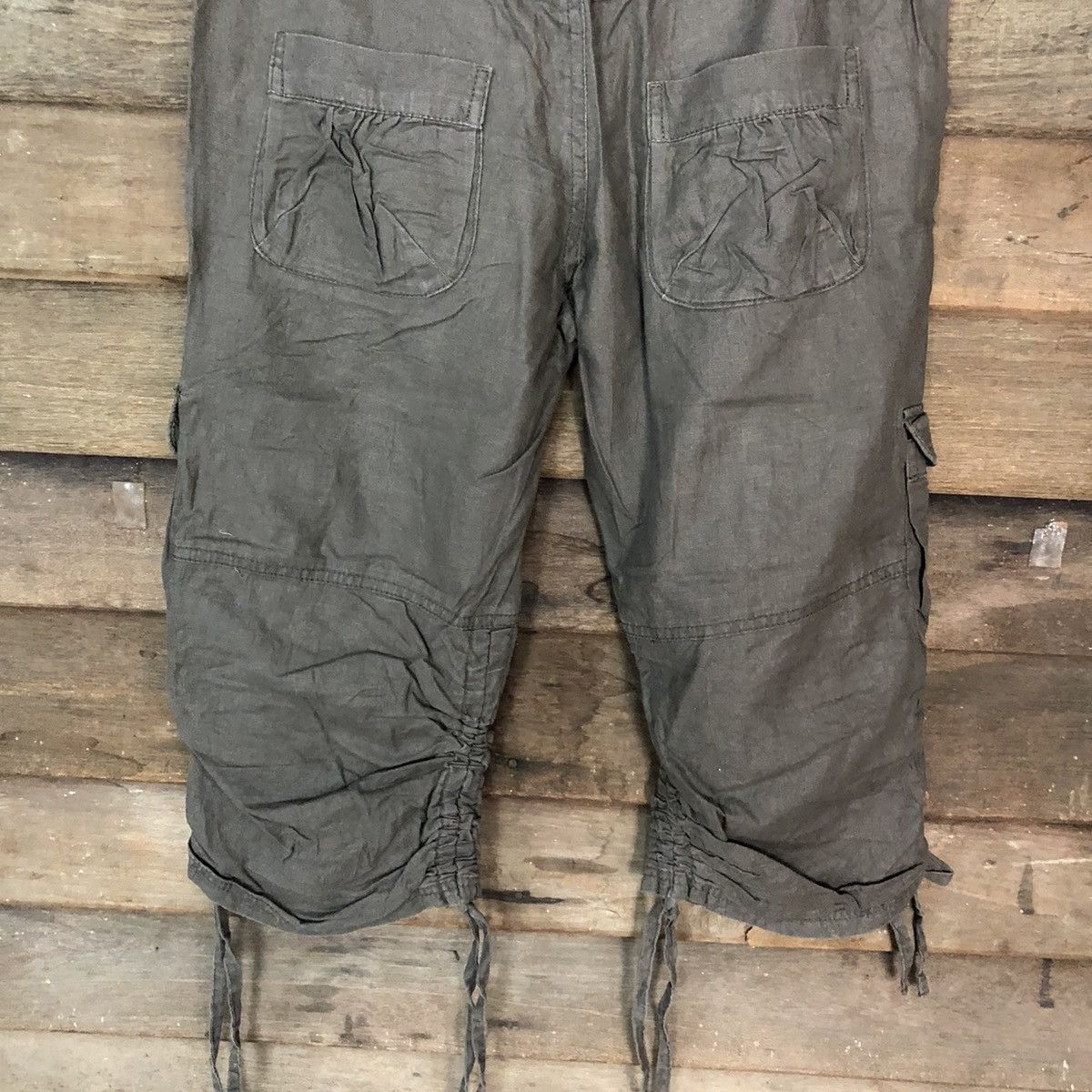 Japanese Brand Japanese Brand Grey multipocket tactical Cropped Pants #4559 Size US 30 / EU 46 - 11 Thumbnail