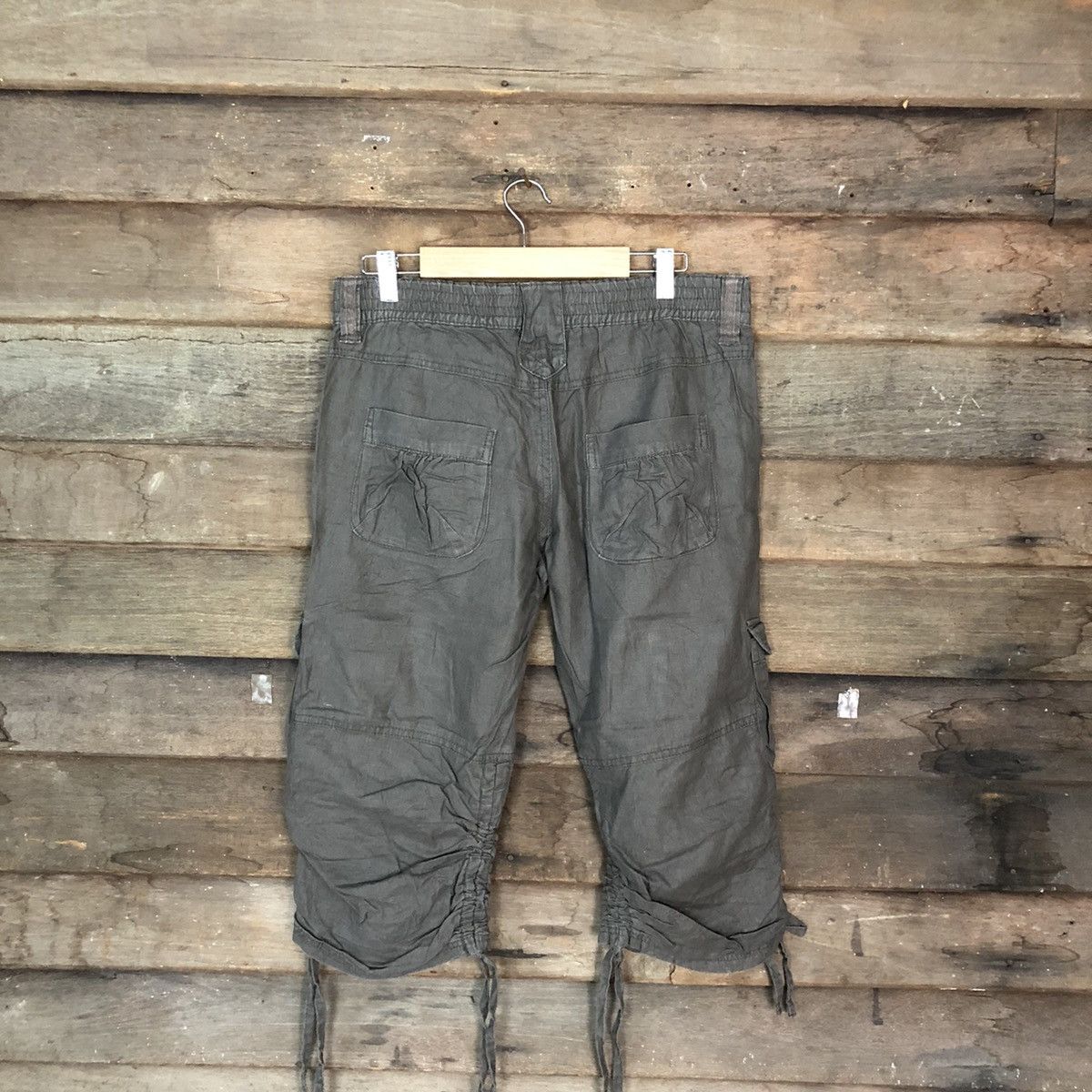 Japanese Brand Japanese Brand Grey multipocket tactical Cropped Pants #4559 Size US 30 / EU 46 - 9 Thumbnail