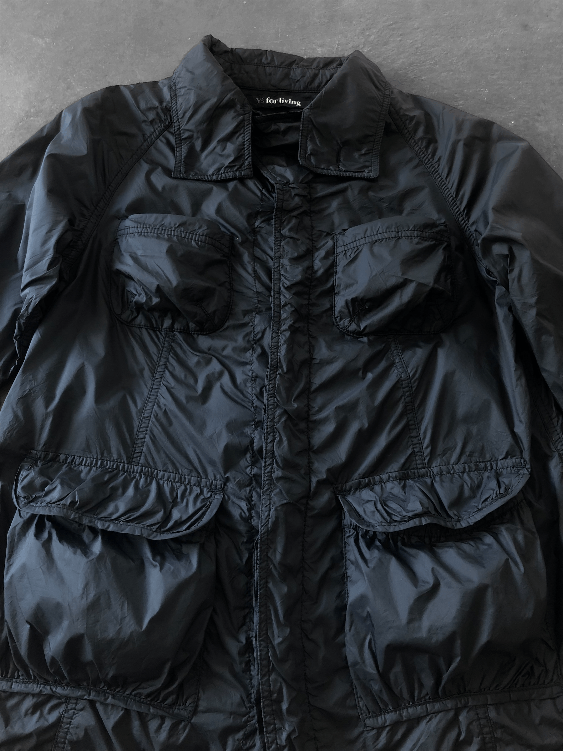 Yohji Yamamoto RARE🔥VTG 90’S LIGHTWEIGHT NYLON 4-POCKETS RUNWAY JACKET Size US S / EU 44-46 / 1 - 3 Thumbnail