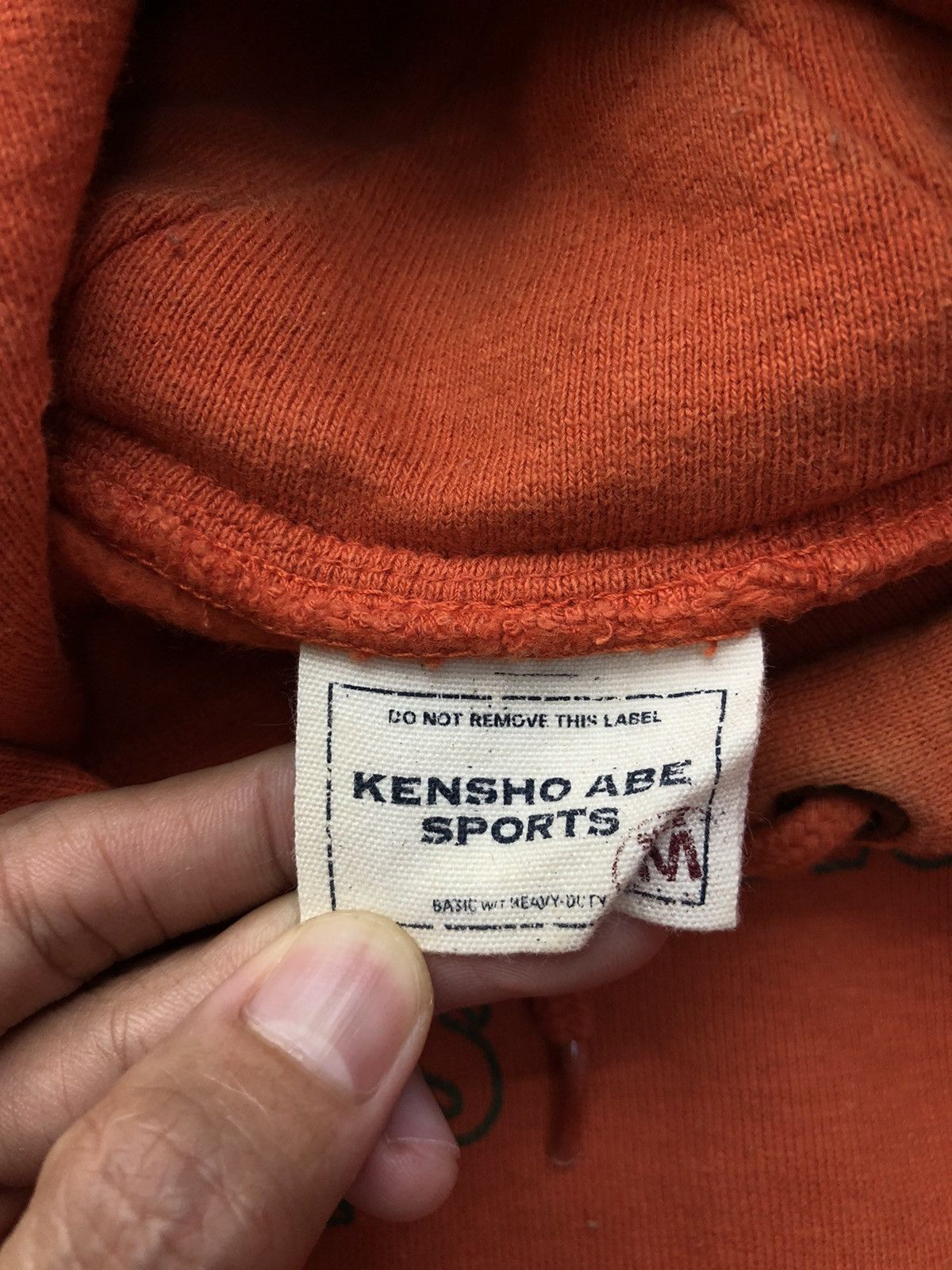 Kensho Abe Vintage Kensho Abe Sports Snow Boarders Orange Hoodie Size US M / EU 48-50 / 2 - 14 Thumbnail