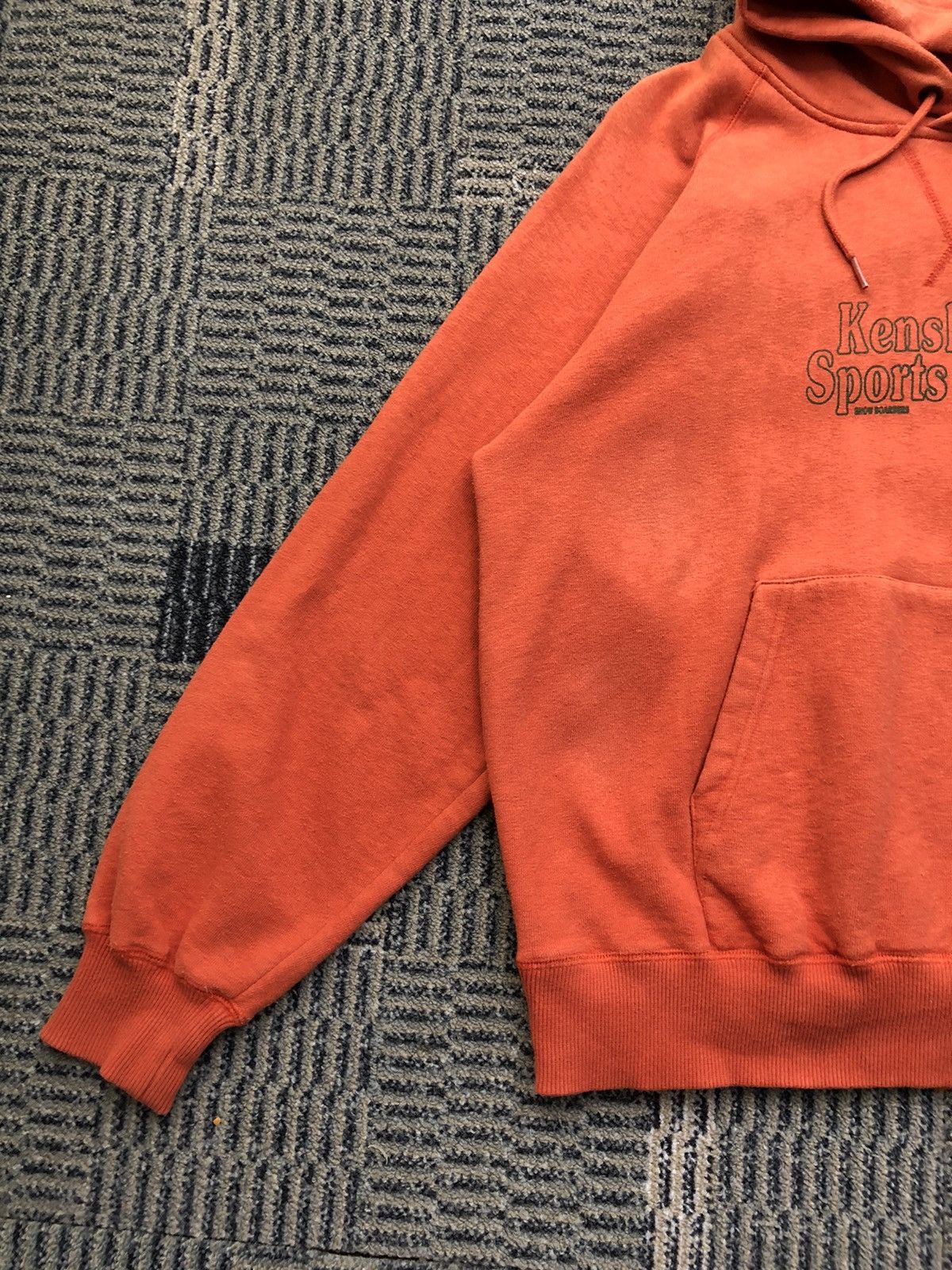 Kensho Abe Vintage Kensho Abe Sports Snow Boarders Orange Hoodie Size US M / EU 48-50 / 2 - 6 Thumbnail