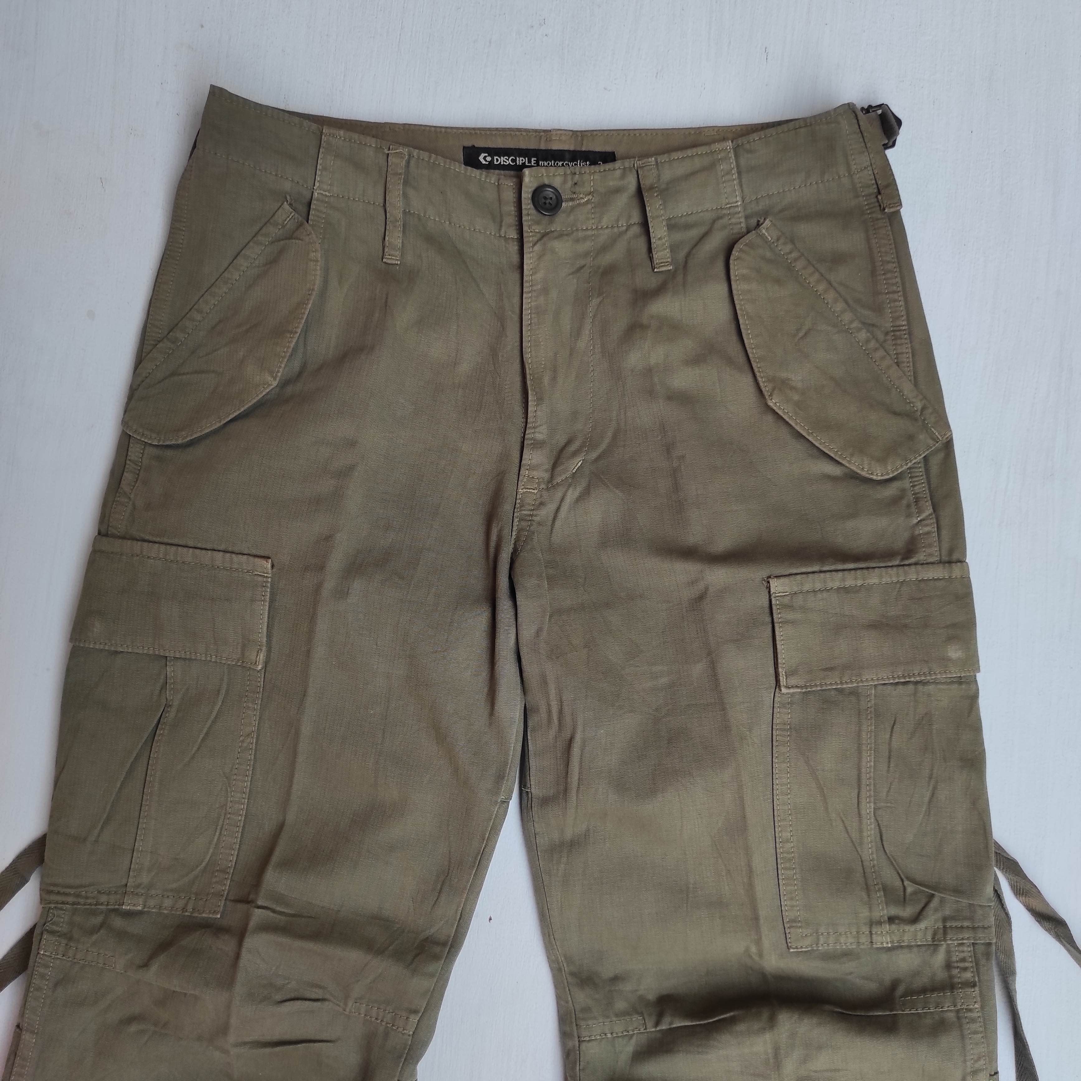 20471120 Disciple Motorcyclist Bondage Parachute Cargo Pants Size US 30 / EU 46 - 2 Thumbnail