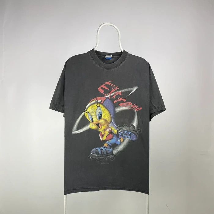 Anime 90s Warner Bros Tweety Extreme T-Shirt Size US XL / EU 56 / 4 - 1 Thumbnail