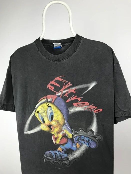 Anime 90s Warner Bros Tweety Extreme T-Shirt Size US XL / EU 56 / 4 - 2 Thumbnail