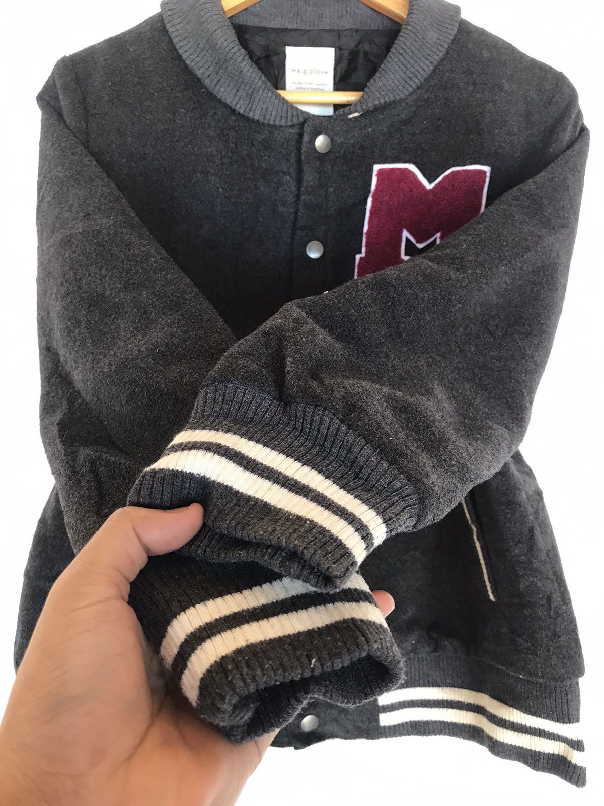 Vintage Colleague Vintage Varsity Jacket Wool Cotton Size US S / EU 44-46 / 1 - 4 Thumbnail