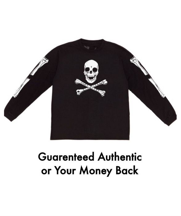 Vlone skull and 2025 bones long sleeve