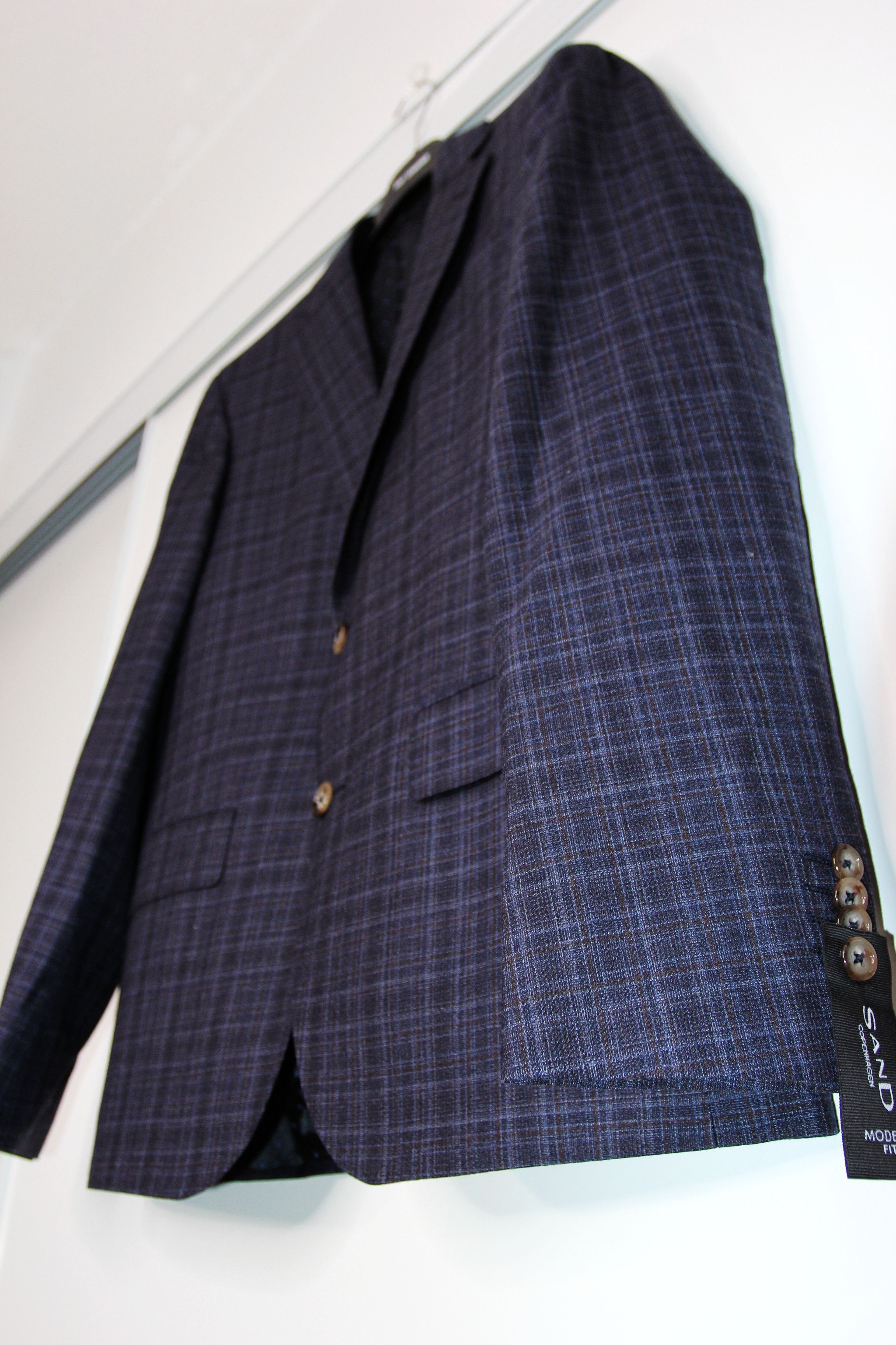 SAND BNWT AW20 SAND COPENHAGEN STAR NAPOLI CHECK JACKET 50 Size US M / EU 48-50 / 2 - 6 Thumbnail