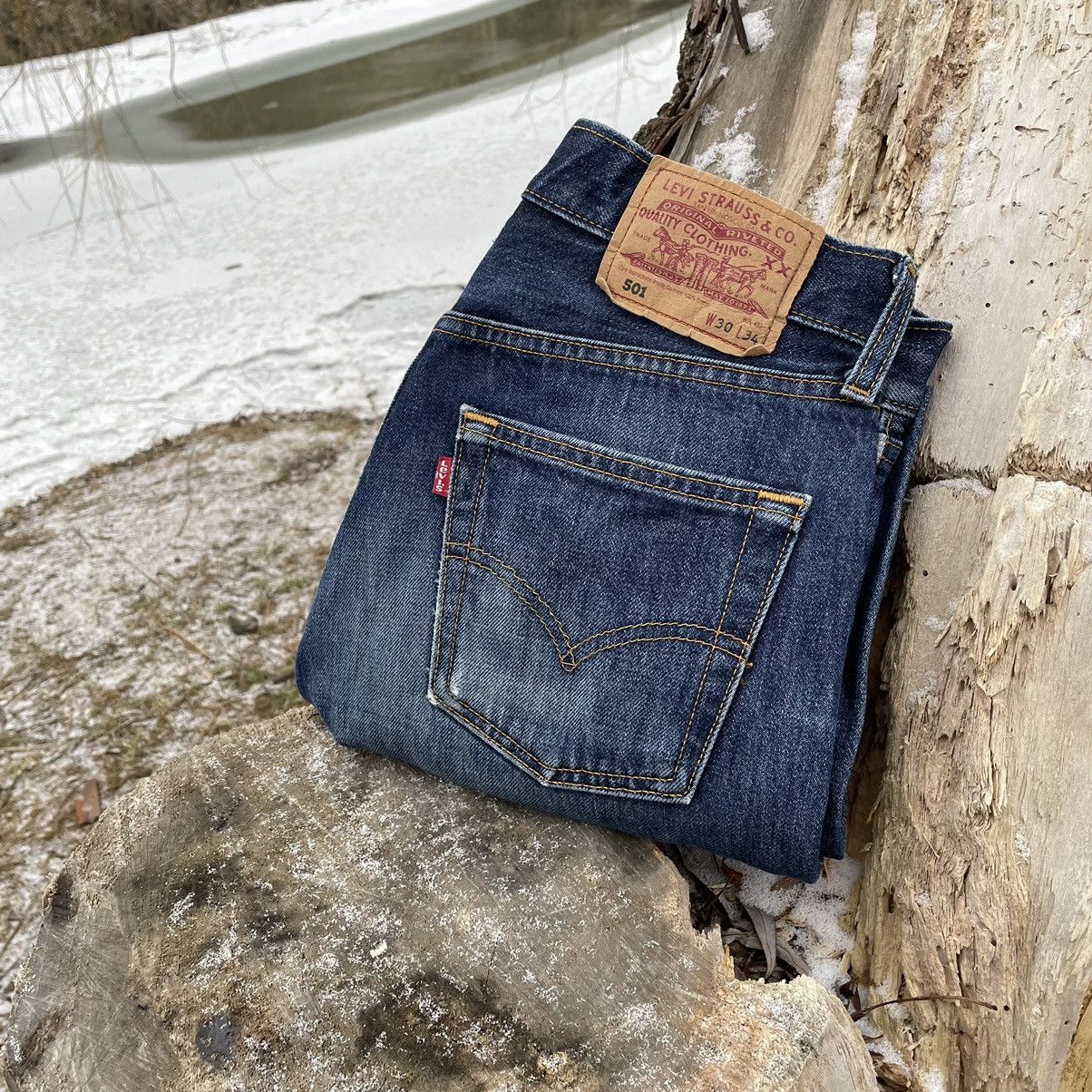 Levi's × Vintage Vintage Levi’s 501 Jeans Pants W30xL34 90s Streetwear Y2K Size US 30 / EU 46 - 1 Thumbnail