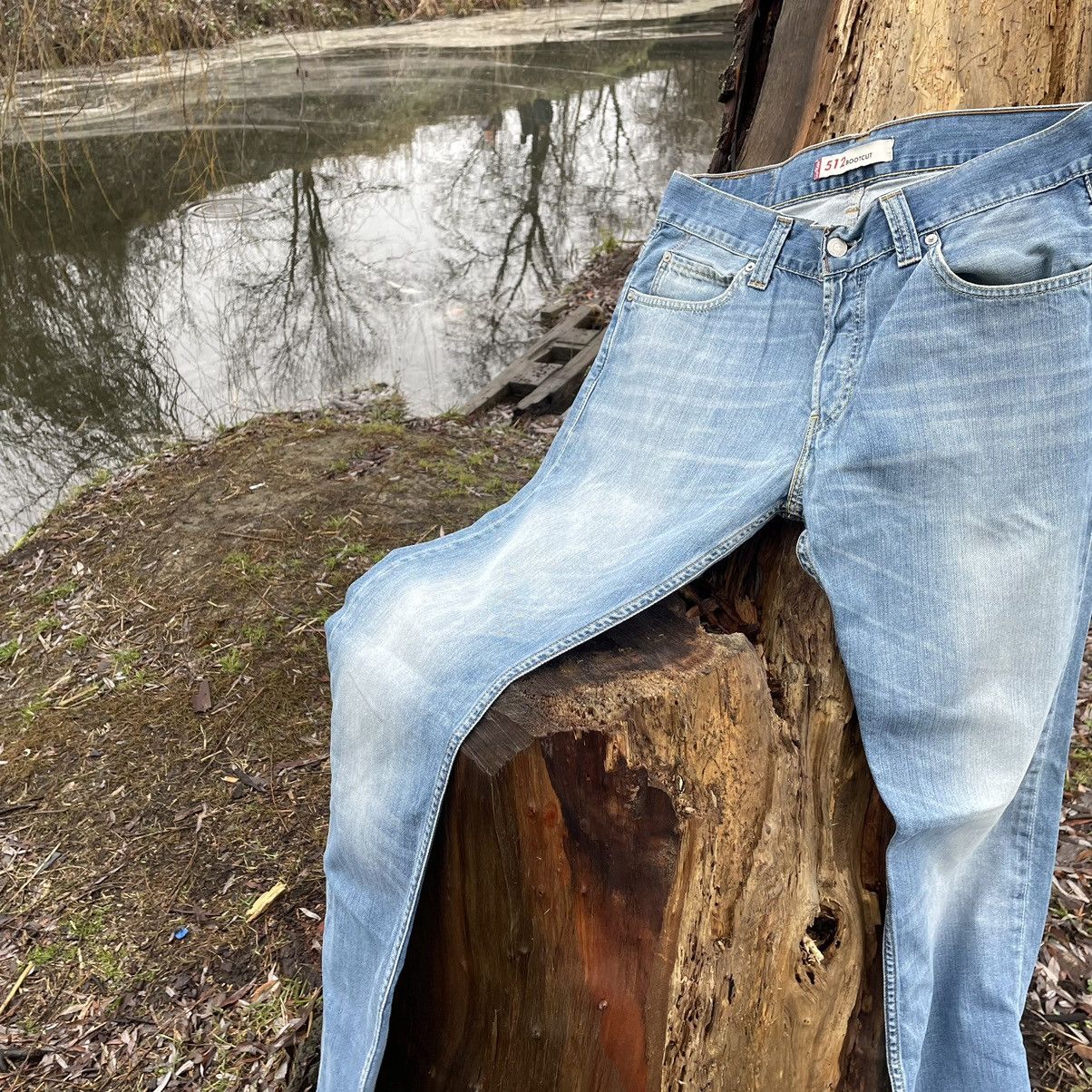 Levi's × Vintage Vintage Levi’s 512 Blue Jeans W32xL36 Pants 90s Streetwear Size US 32 / EU 48 - 3 Thumbnail