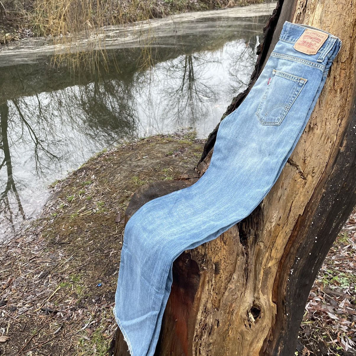 Levi's × Vintage Vintage Levi’s 512 Blue Jeans W32xL36 Pants 90s Streetwear Size US 32 / EU 48 - 2 Thumbnail