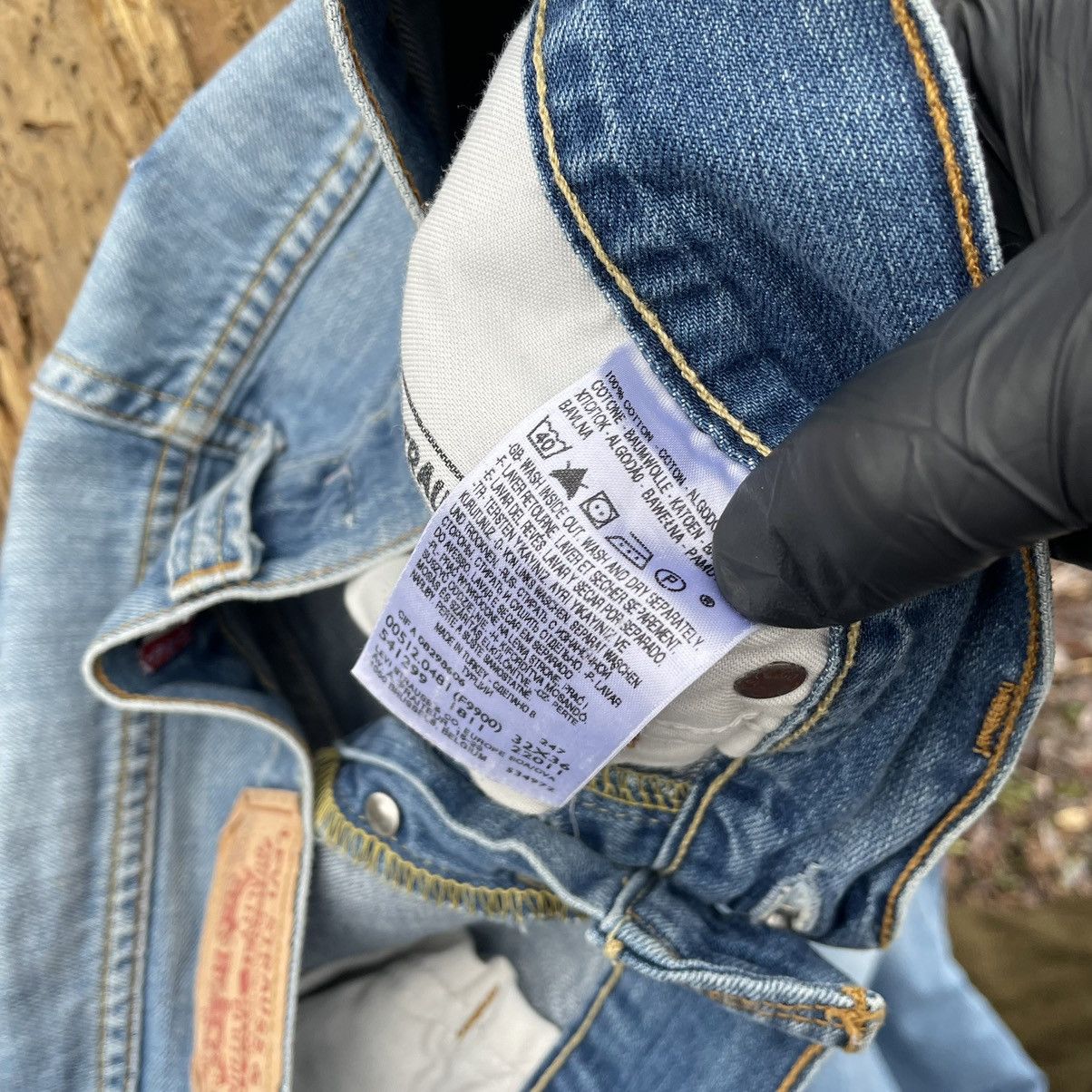 Levi's × Vintage Vintage Levi’s 512 Blue Jeans W32xL36 Pants 90s Streetwear Size US 32 / EU 48 - 7 Thumbnail