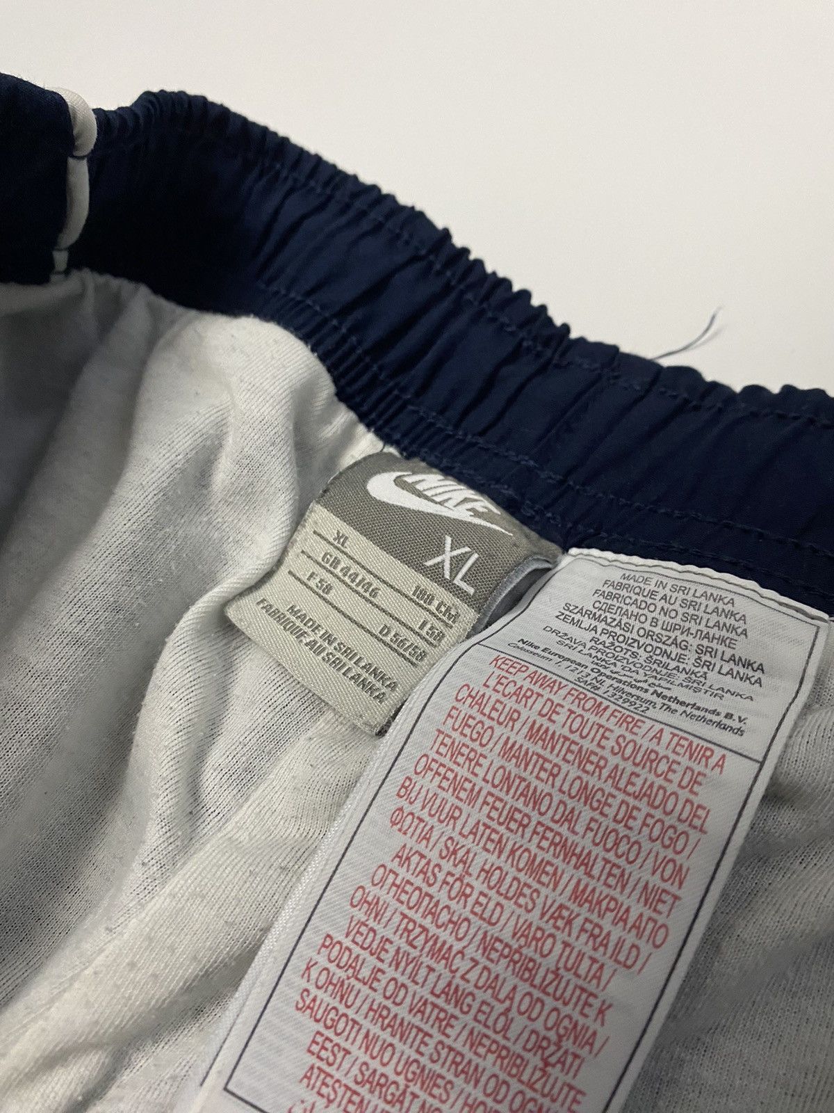 Nike Vintage y2k nike track pants navy blue size XL Size US 32 / EU 48 - 5 Thumbnail