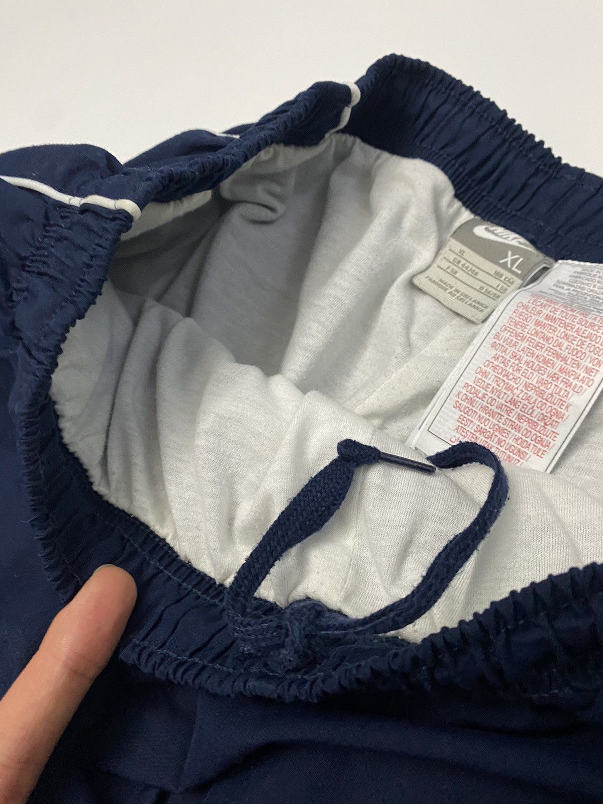 Nike Vintage y2k nike track pants navy blue size XL Size US 32 / EU 48 - 6 Thumbnail