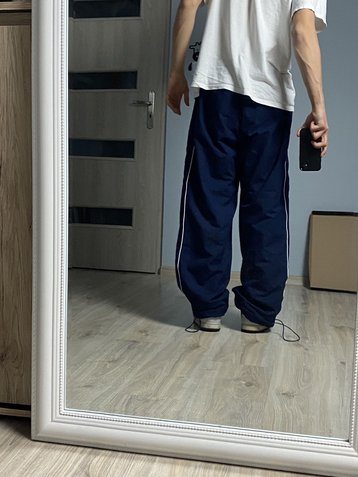 Nike Vintage y2k nike track pants navy blue size XL Size US 32 / EU 48 - 14 Thumbnail