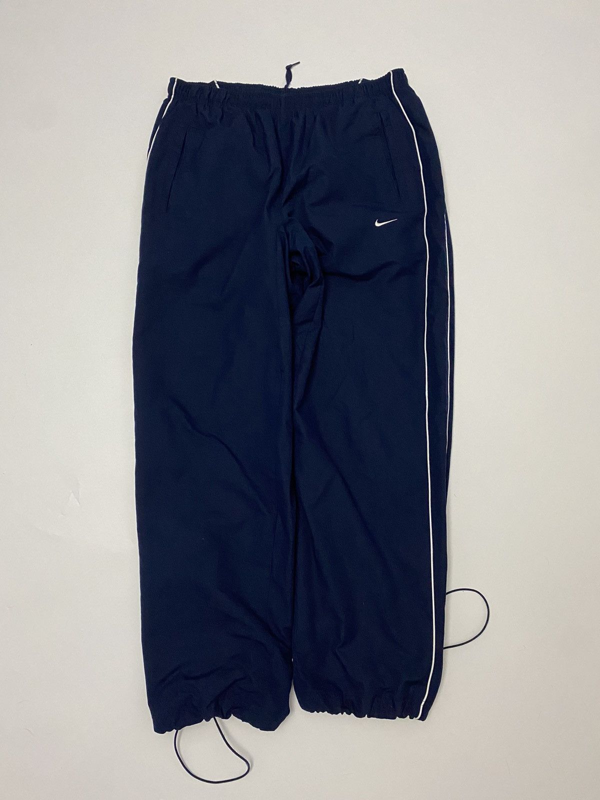 Nike Vintage y2k nike track pants navy blue size XL Size US 32 / EU 48 - 2 Thumbnail
