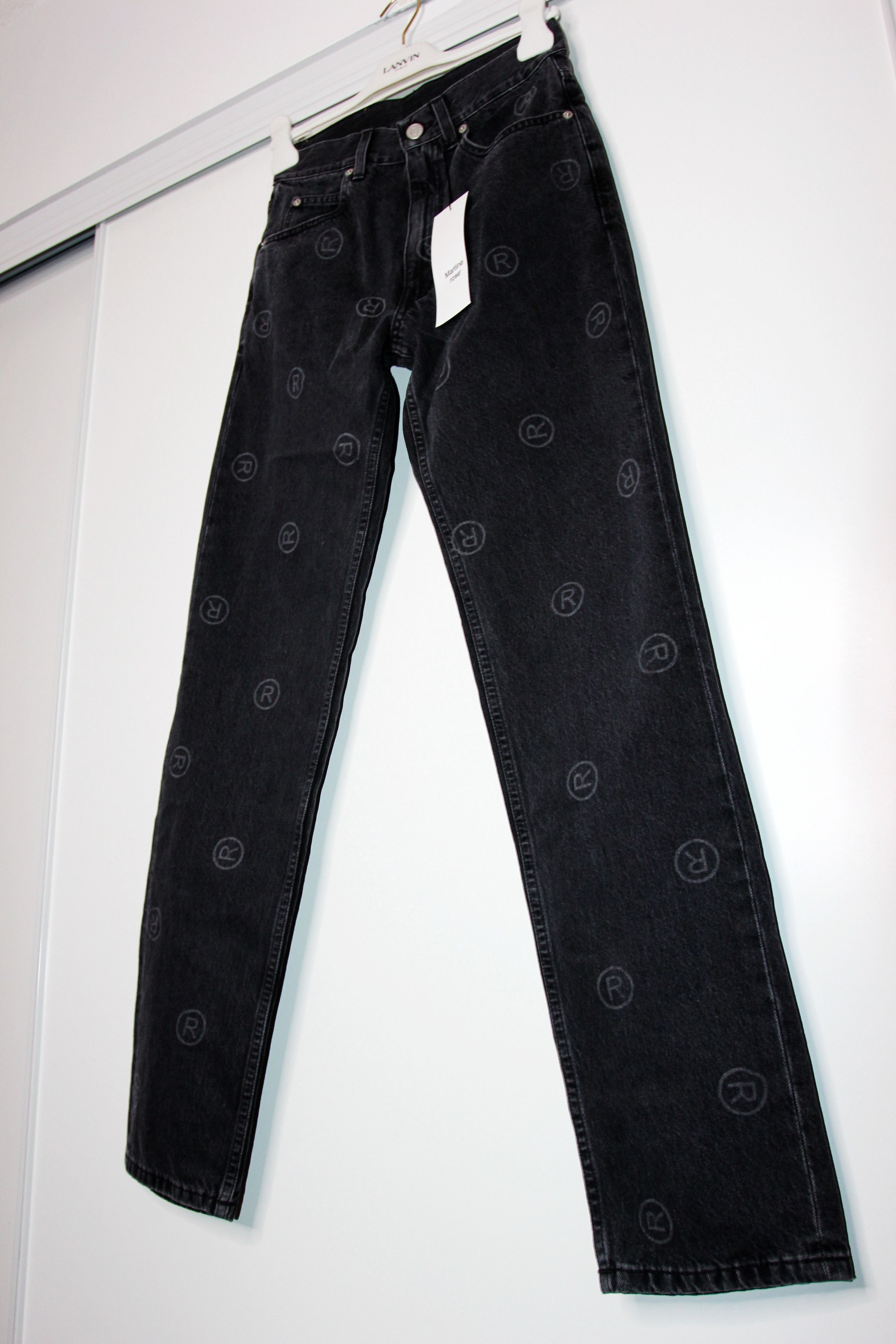 Martine Rose BNWT SS22 MARTINE ROSE ALL OVER LOGO JEANS XS Size US 28 / EU 44 - 5 Thumbnail