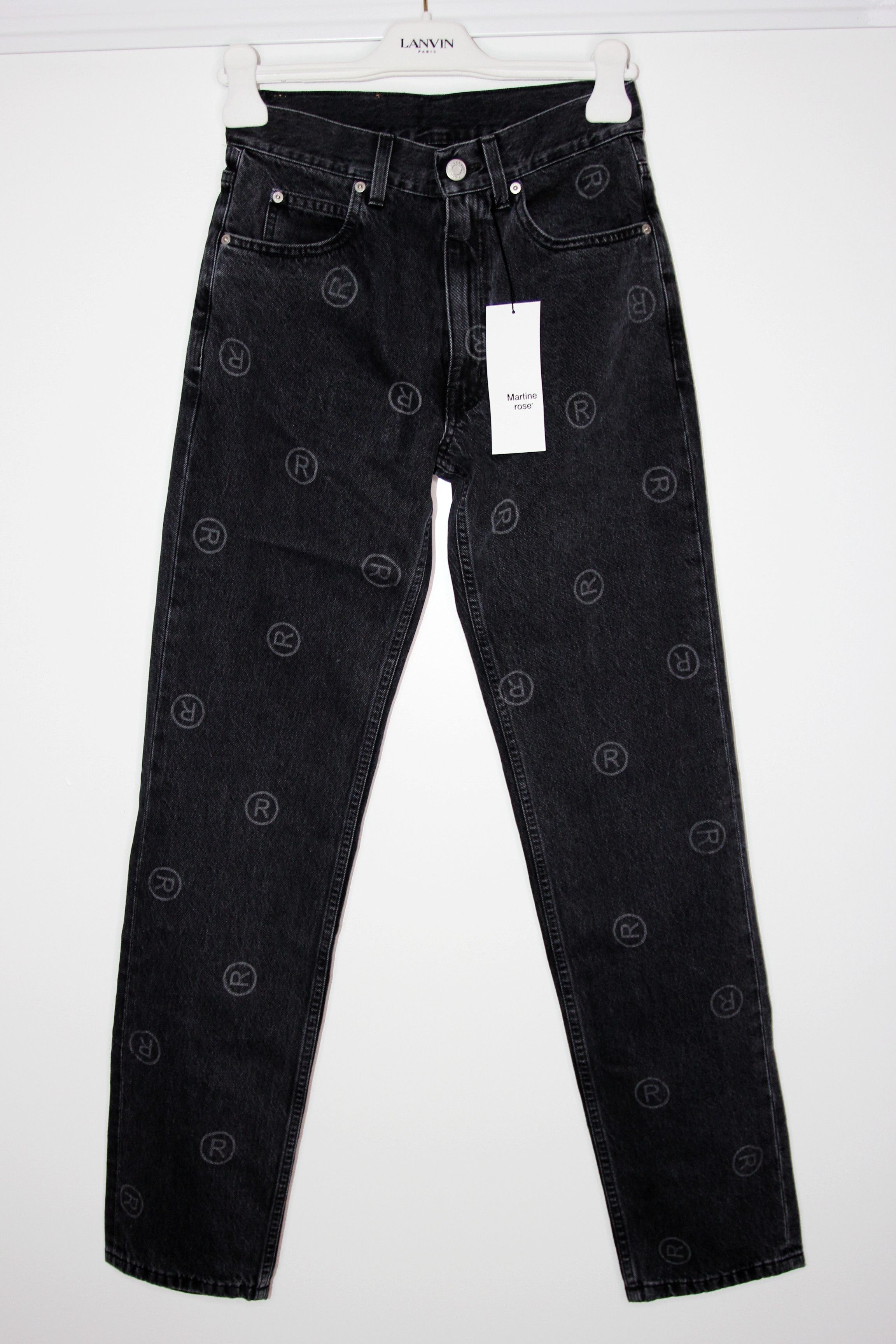 Martine Rose BNWT SS22 MARTINE ROSE ALL OVER LOGO JEANS XS Size US 28 / EU 44 - 2 Thumbnail