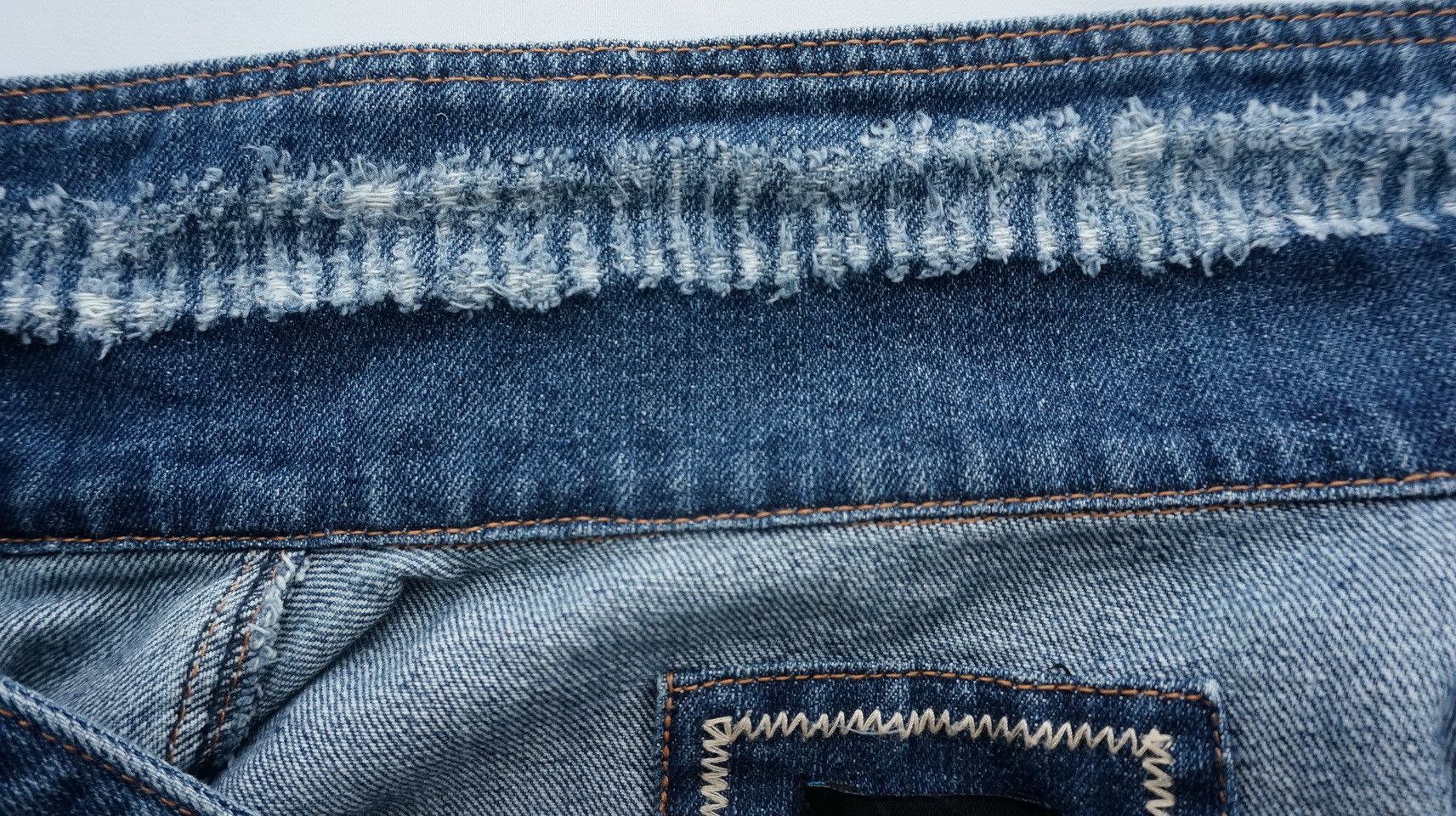 Japanese Brand Rue 21 Distressed Ripped Women Denim Jacket Size ONE SIZE - 17 Thumbnail