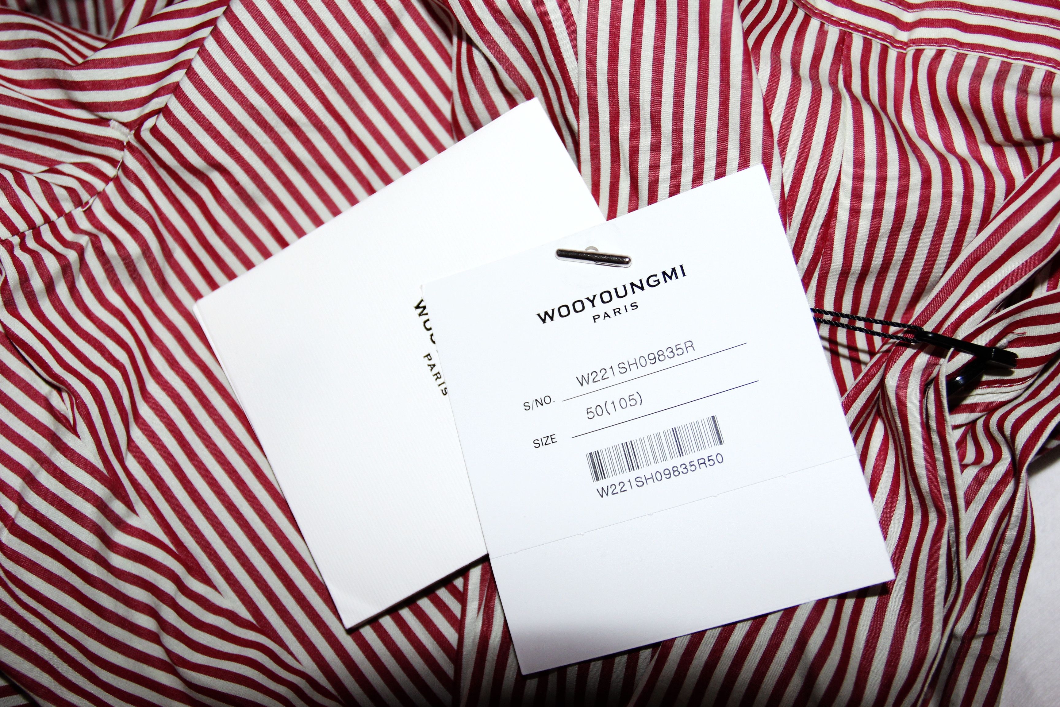Wooyoungmi BNWT SS22 WOOYOUNGMI STRIPED SHIRT 50 Size US M / EU 48-50 / 2 - 9 Thumbnail
