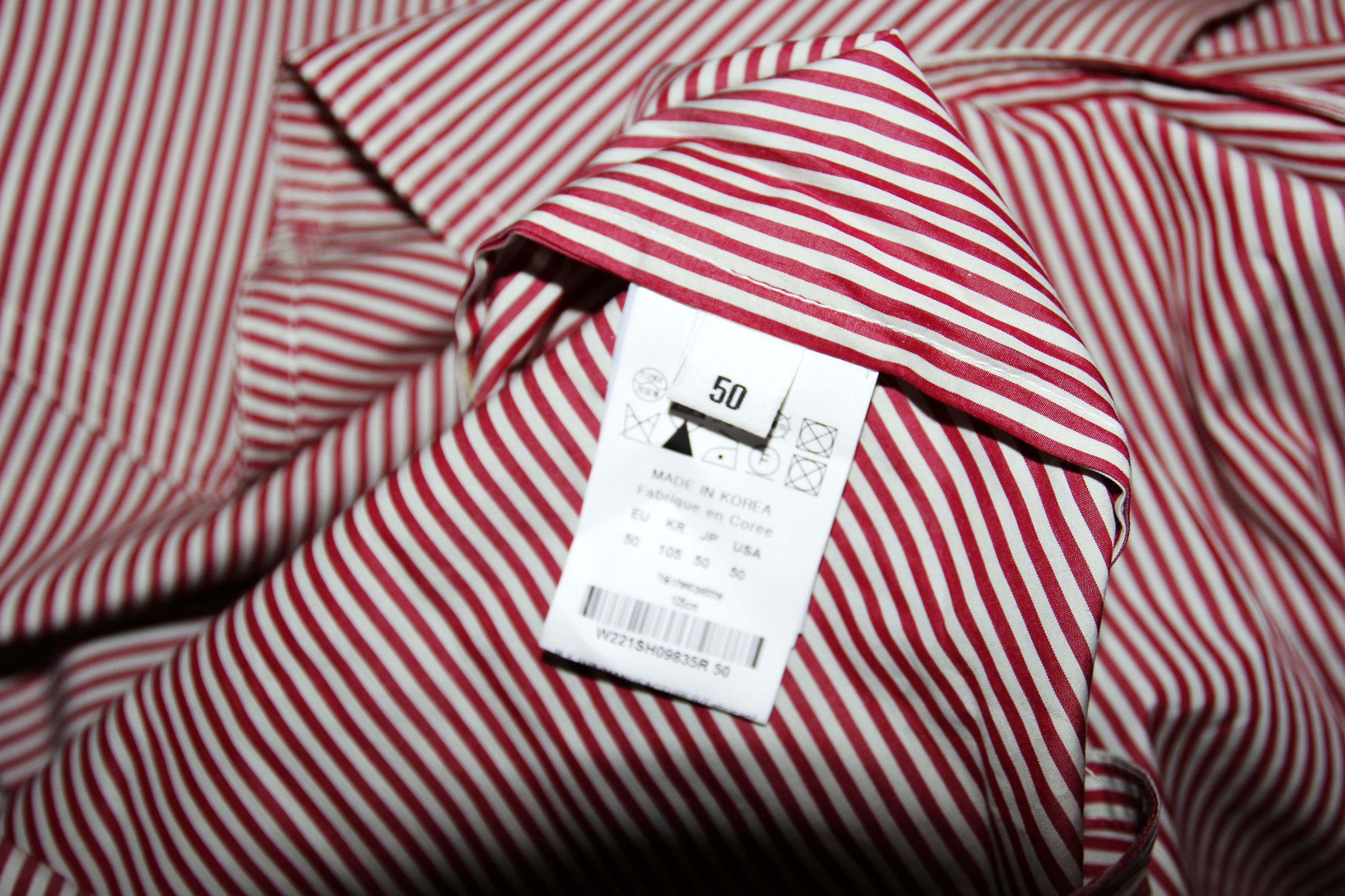 Wooyoungmi BNWT SS22 WOOYOUNGMI STRIPED SHIRT 50 Size US M / EU 48-50 / 2 - 11 Thumbnail