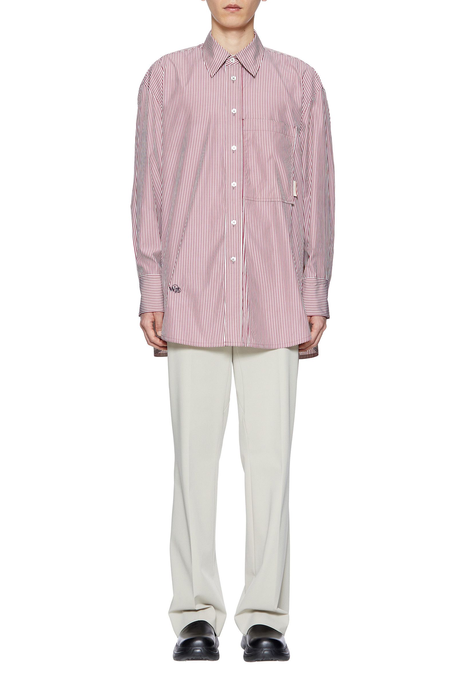Wooyoungmi BNWT SS22 WOOYOUNGMI STRIPED SHIRT 50 Size US M / EU 48-50 / 2 - 1 Thumbnail