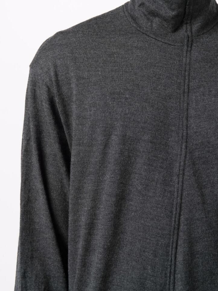 Yohji Yamamoto BNWT AW21 YOHJI YAMAMOTO POUR HOMME ASYMMETRIC SWEATER 1 Size US S / EU 44-46 / 1 - 12 Thumbnail