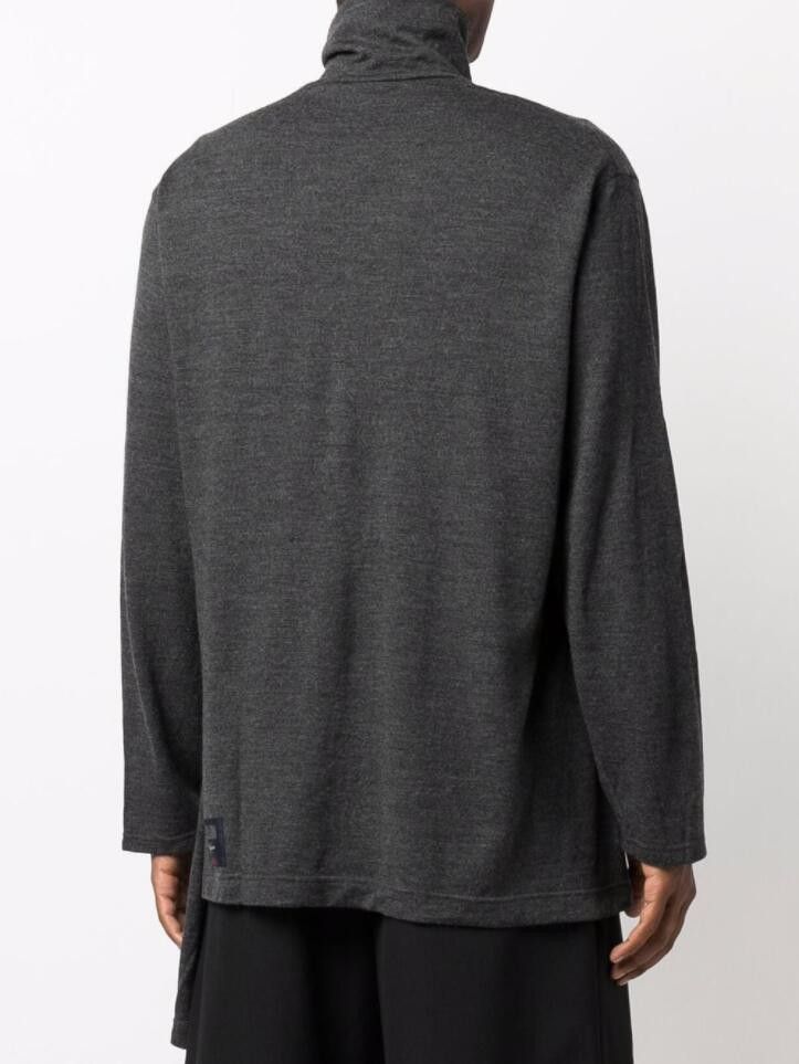 Yohji Yamamoto BNWT AW21 YOHJI YAMAMOTO POUR HOMME ASYMMETRIC SWEATER 1 Size US S / EU 44-46 / 1 - 13 Thumbnail