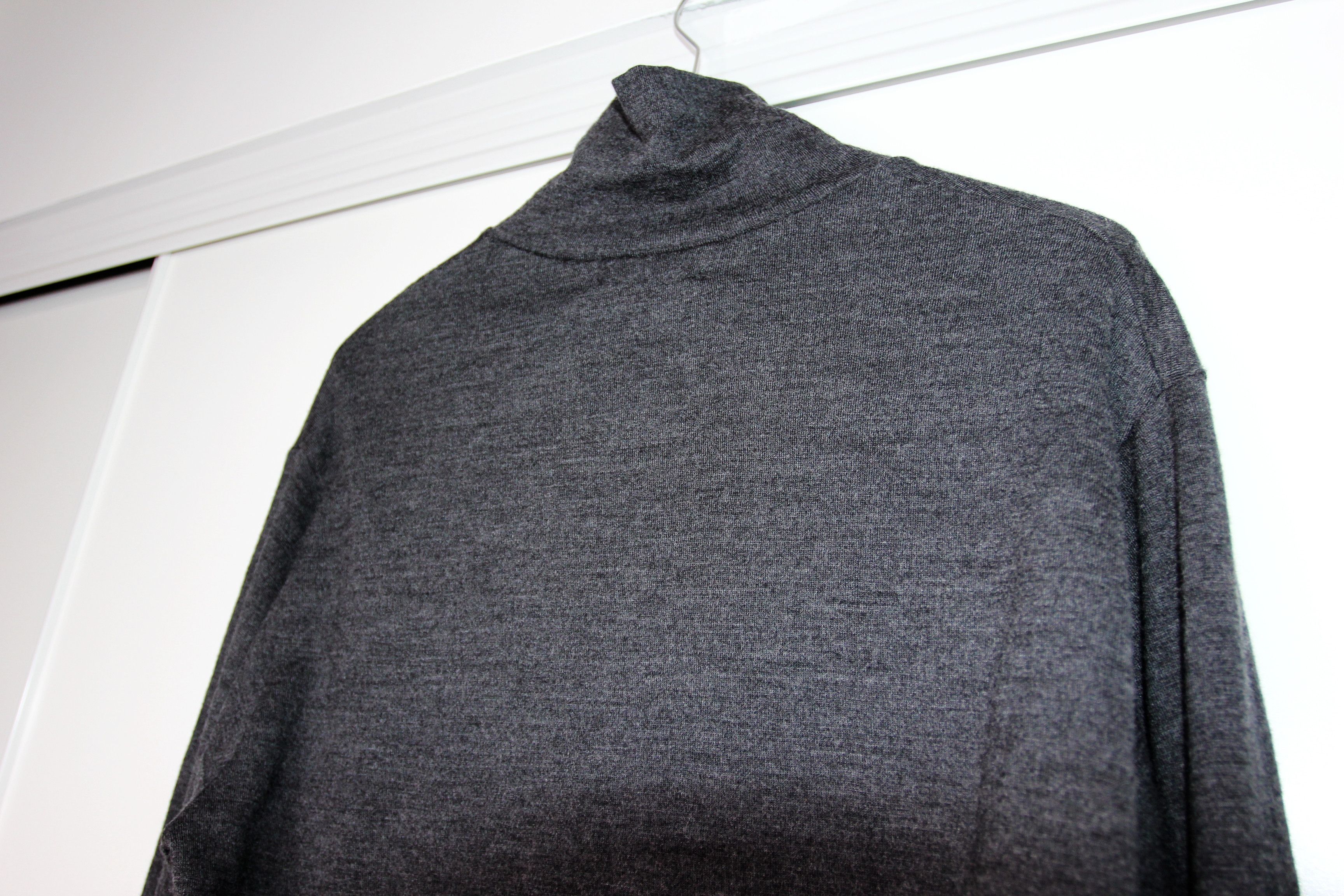 Yohji Yamamoto BNWT AW21 YOHJI YAMAMOTO POUR HOMME ASYMMETRIC SWEATER 1 Size US S / EU 44-46 / 1 - 6 Thumbnail