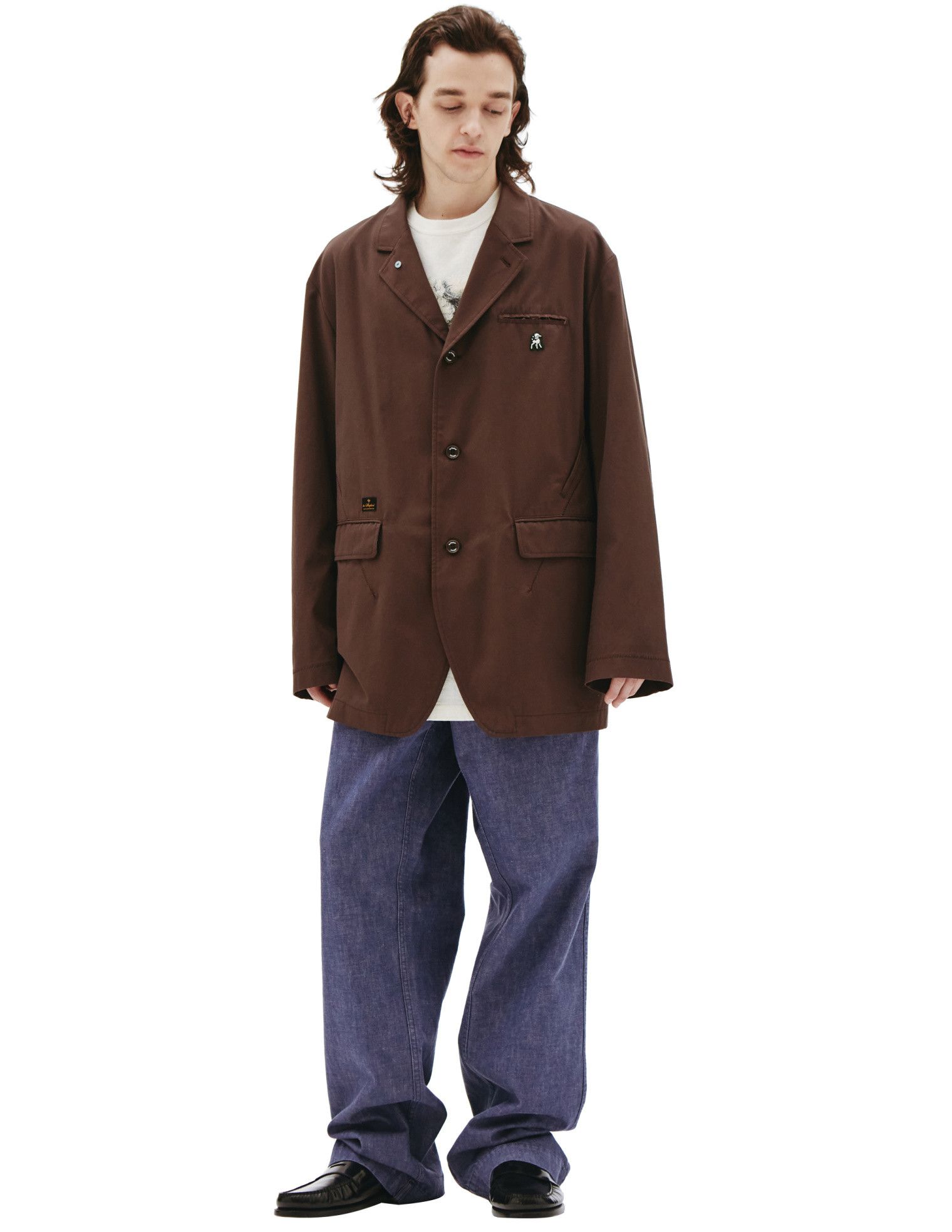 image of Ss22 Undercover The Shepherd Jacket 4 in Brown, Men's (Size XL)