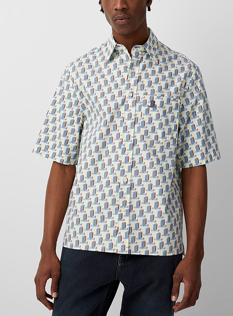 Lanvin BNWT SS22 LANVIN PRINT SHIRT 43 Size US L / EU 52-54 / 3 - 11 Thumbnail