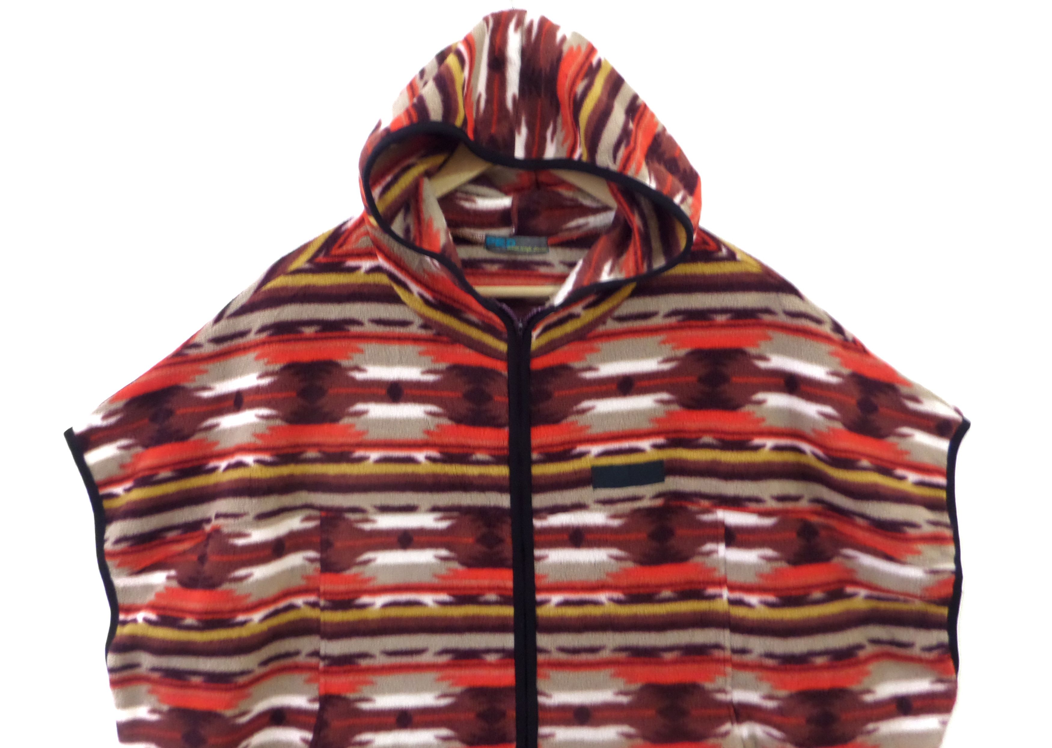 Japanese Brand × Vintage Navajo hoodie jacket fleece jacket japanese brand Size US XL / EU 56 / 4 - 3 Thumbnail