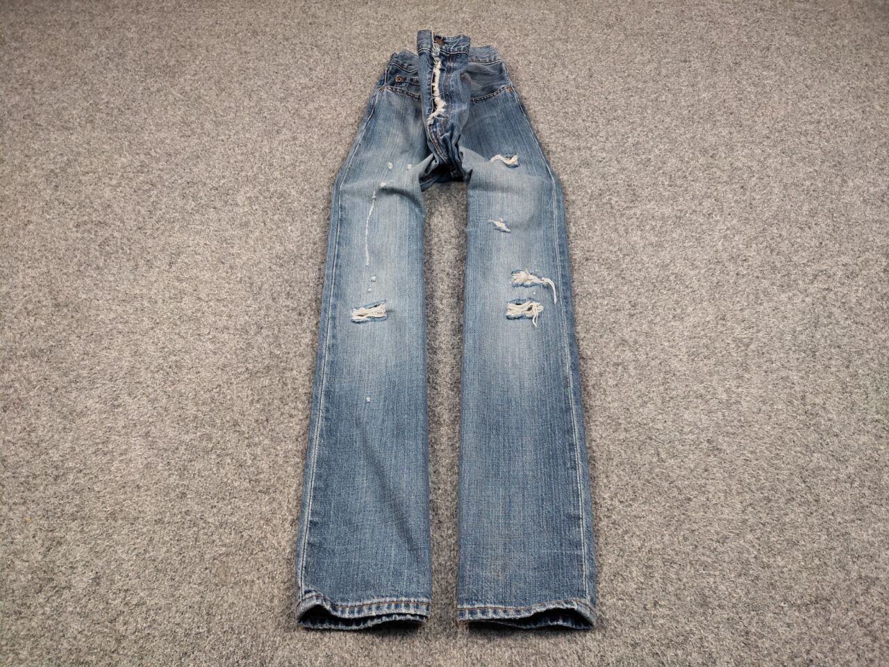 Levi's Vintage 90s Levis 505 Limited Edition Distressed Denim Jeans Size US 34 / EU 50 - 2 Thumbnail