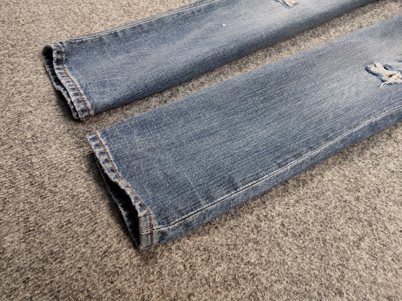 Levi's Vintage 90s Levis 505 Limited Edition Distressed Denim Jeans Size US 34 / EU 50 - 6 Thumbnail