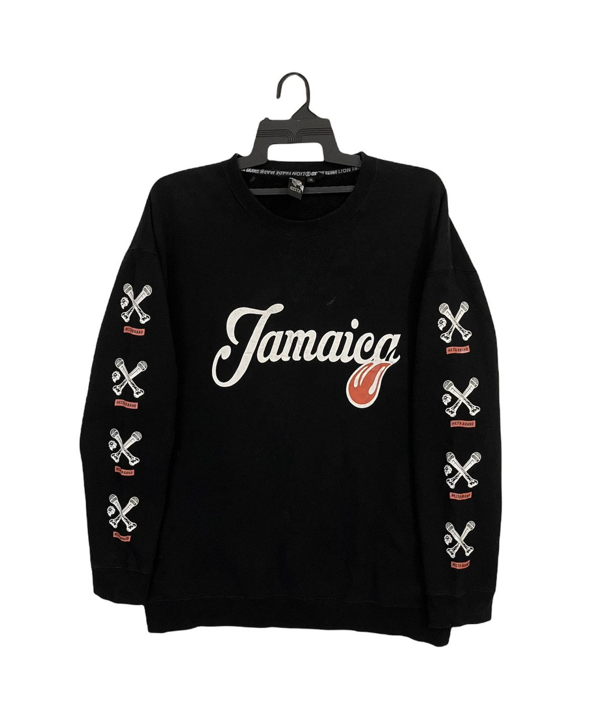 Japanese Brand Nesta Brand Sweatshirt Big Spellout Logo Size US XXL / EU 58 / 5 - 2 Thumbnail