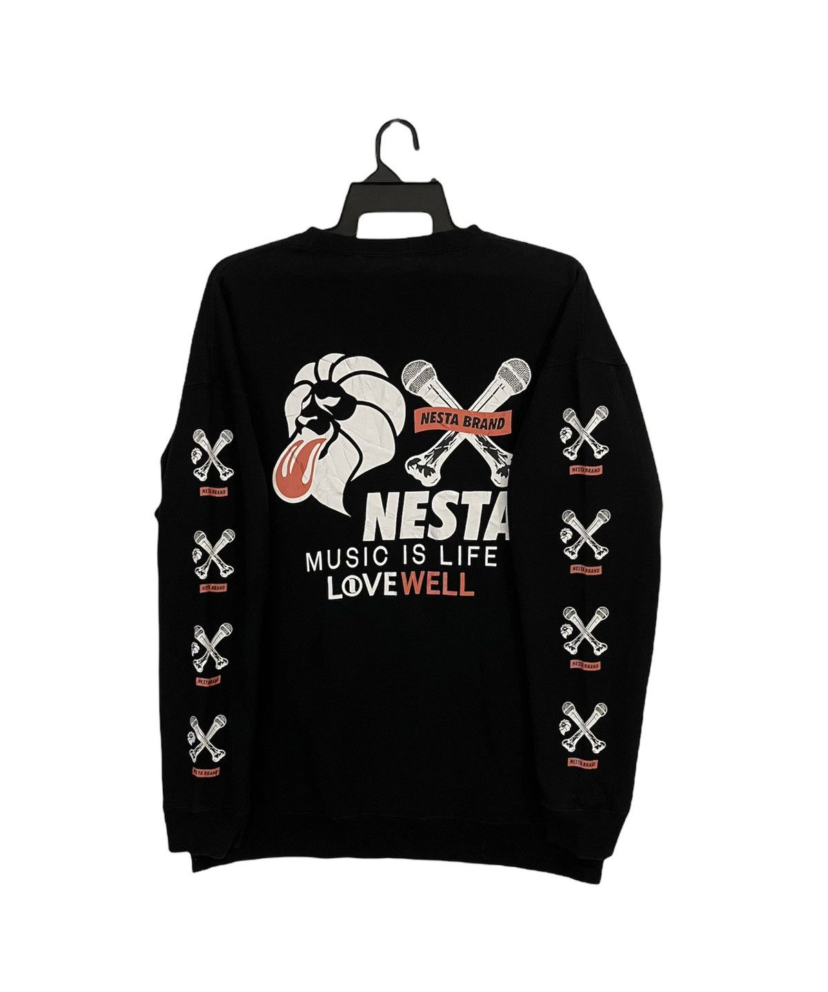 Japanese Brand Nesta Brand Sweatshirt Big Spellout Logo Size US XXL / EU 58 / 5 - 4 Thumbnail