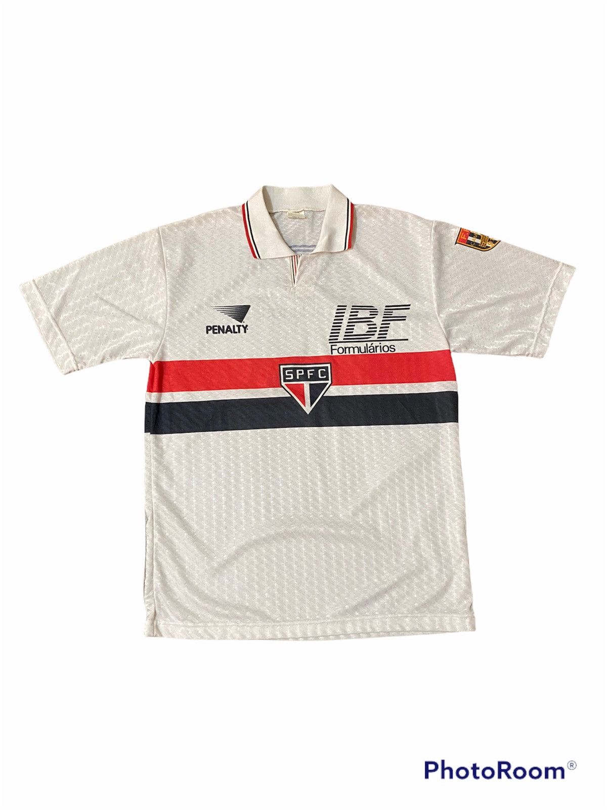 Penalty × Vintage Vintage 90s Sao Paolo FC Jersey Size US L / EU 52-54 / 3 - 1 Thumbnail