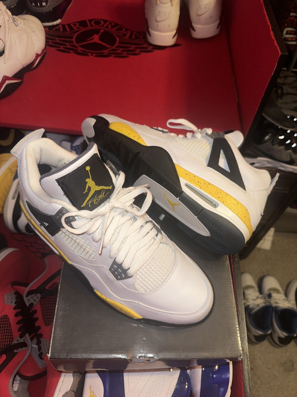 Jordan Brand Jordan 4 Tour Yellow / Rare Air Size US 10.5 / EU 43-44 - 1 Thumbnail