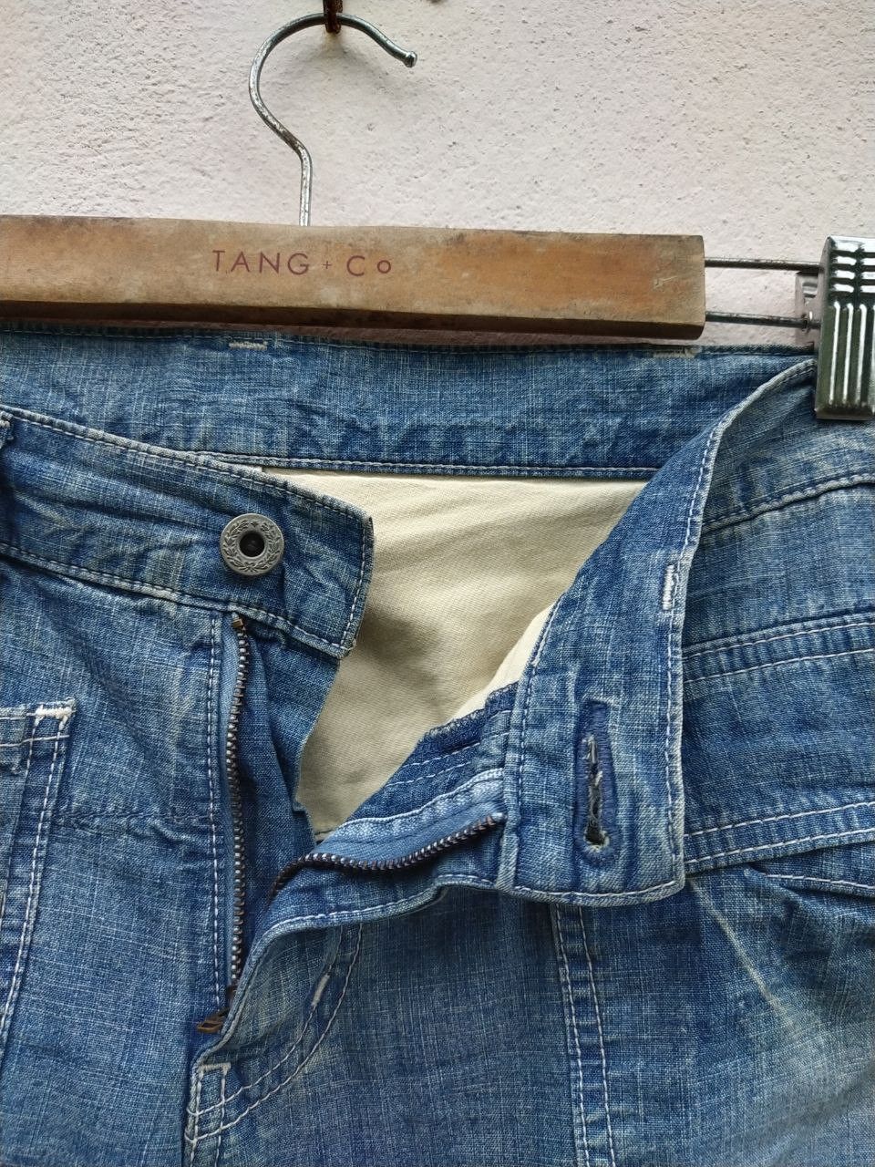 Orslow Vintage Military Fatigue DMG Denim Pants 50s Inspiration Size US 31 - 5 Thumbnail