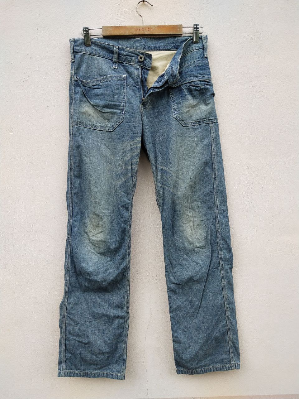 Orslow Vintage Military Fatigue DMG Denim Pants 50s Inspiration Size US 31 - 2 Thumbnail