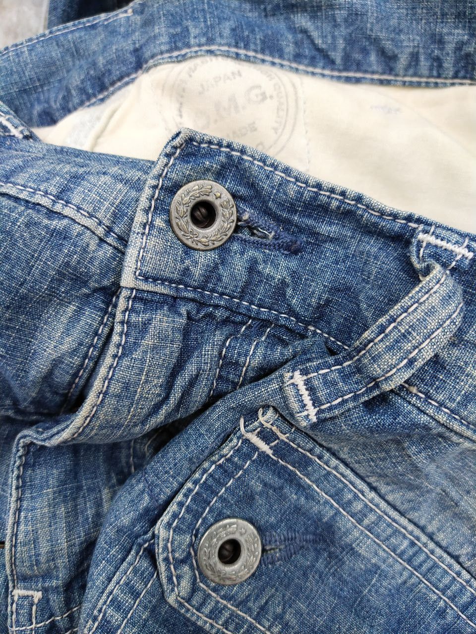 Orslow Vintage Military Fatigue DMG Denim Pants 50s Inspiration Size US 31 - 20 Thumbnail