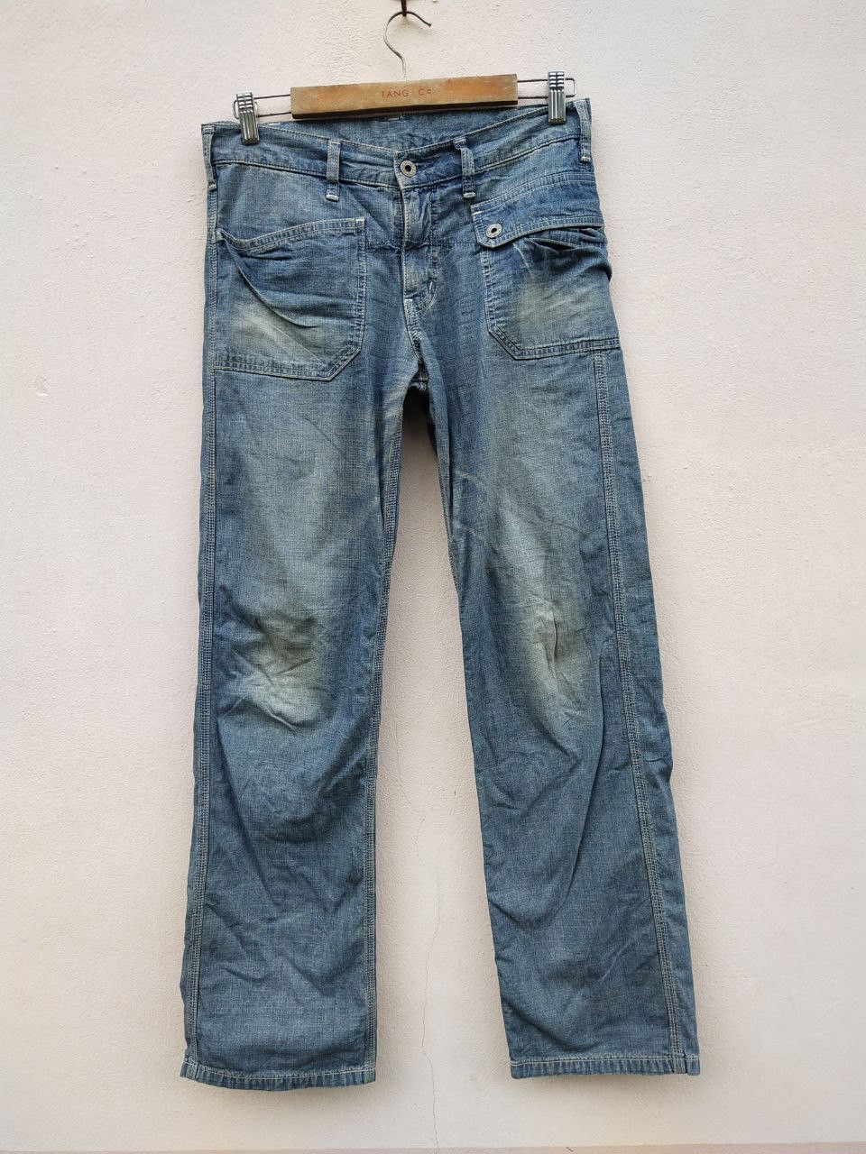 Orslow Vintage Military Fatigue DMG Denim Pants 50s Inspiration Size US 31 - 1 Thumbnail