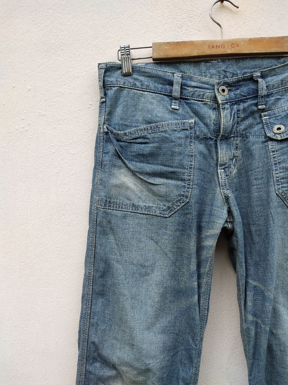 Orslow Vintage Military Fatigue DMG Denim Pants 50s Inspiration Size US 31 - 6 Thumbnail