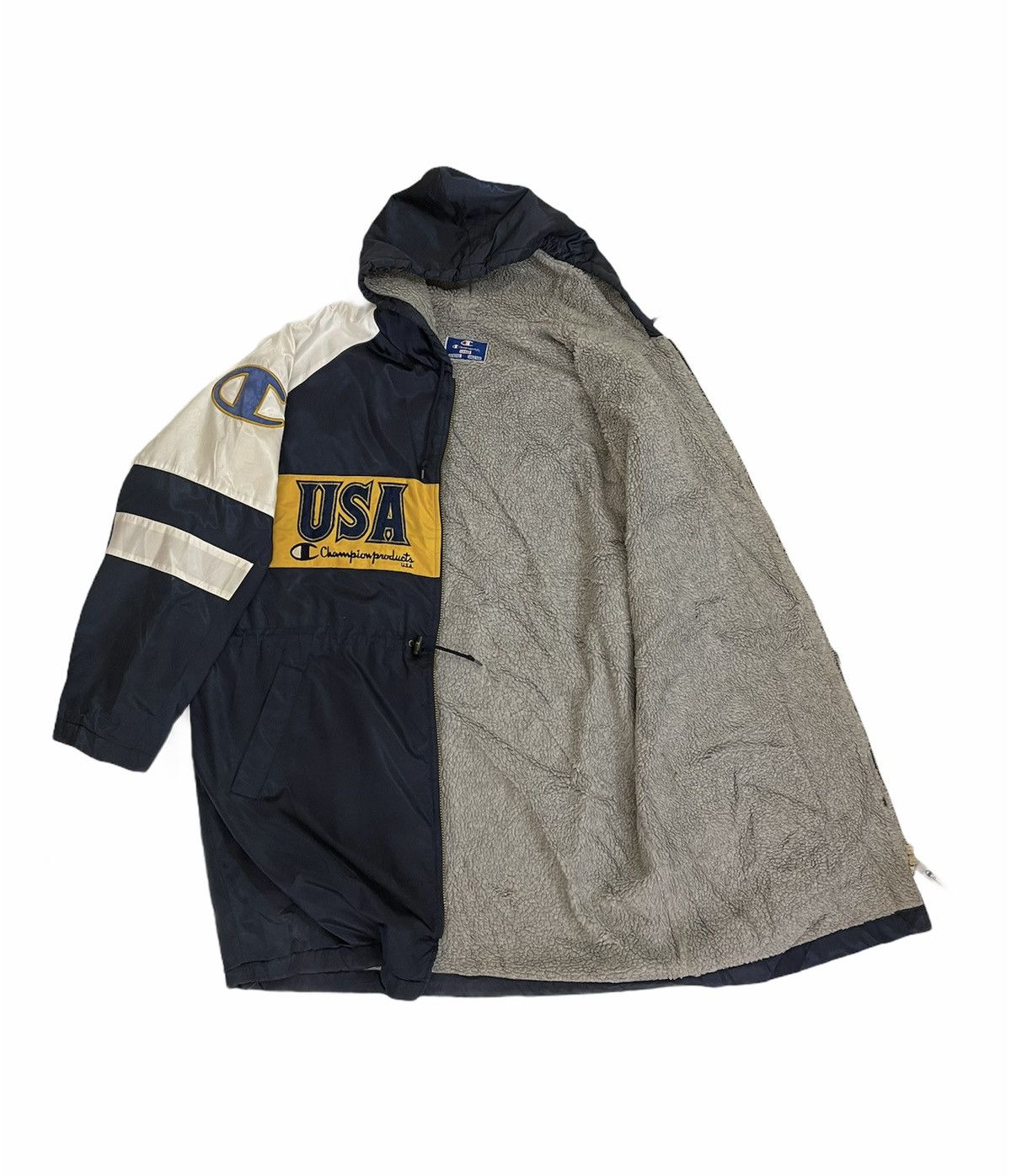 Champion × Vintage vintage champion product usa jacket big logo streetwear Size US L / EU 52-54 / 3 - 3 Thumbnail