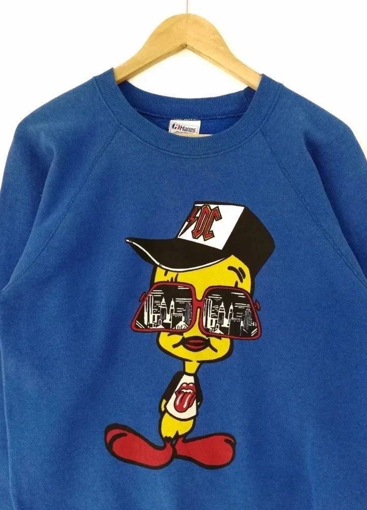 Vintage × Warner Bros vintage tweety cartoon sweatshirt Size US M / EU 48-50 / 2 - 2 Thumbnail