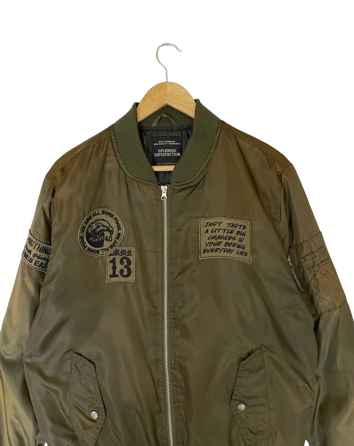 Vintage Vintage bomber jacket splendid satisfaction jacket Size US L / EU 52-54 / 3 - 6 Thumbnail